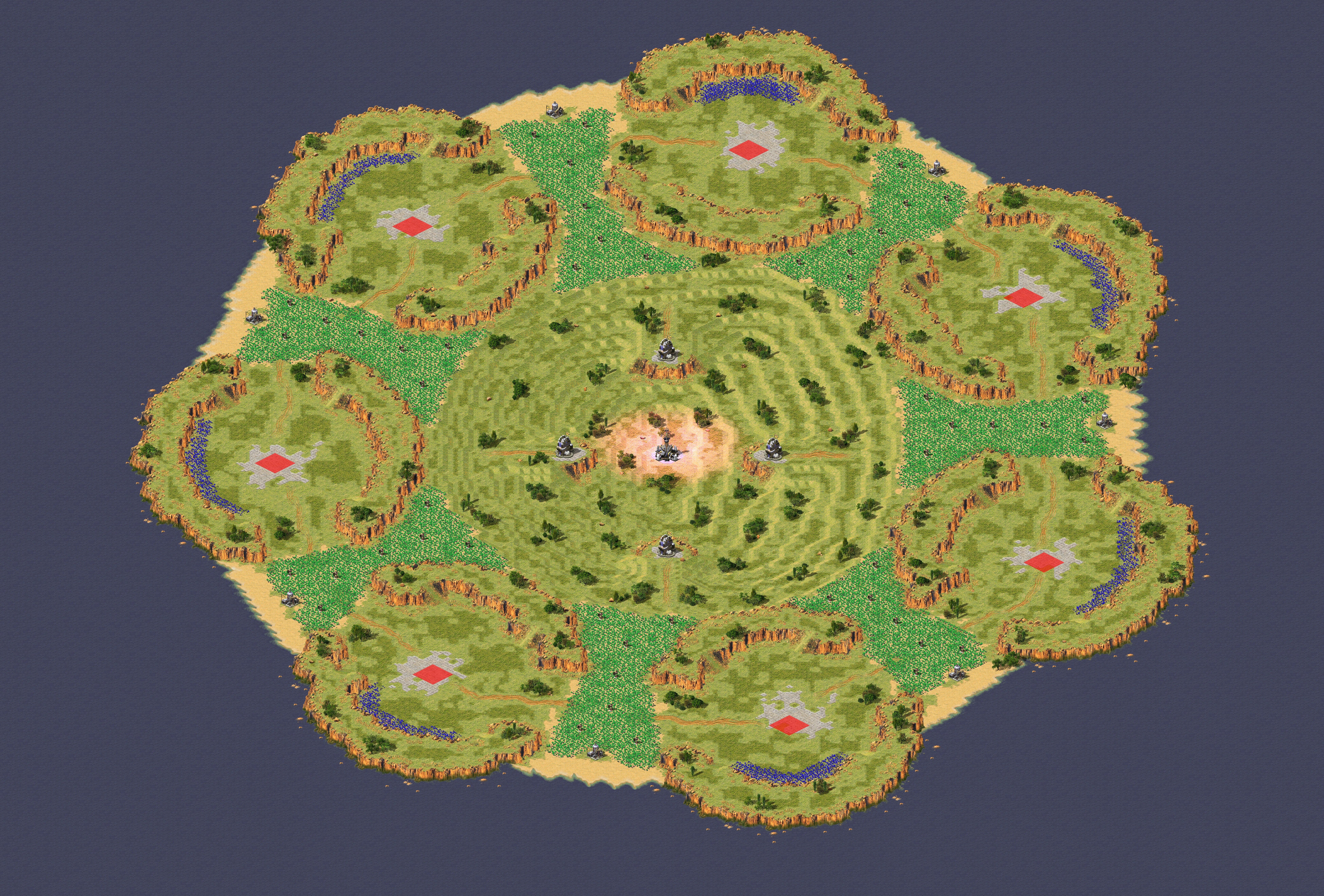 Rendered map: (7) Heptagon Havoc