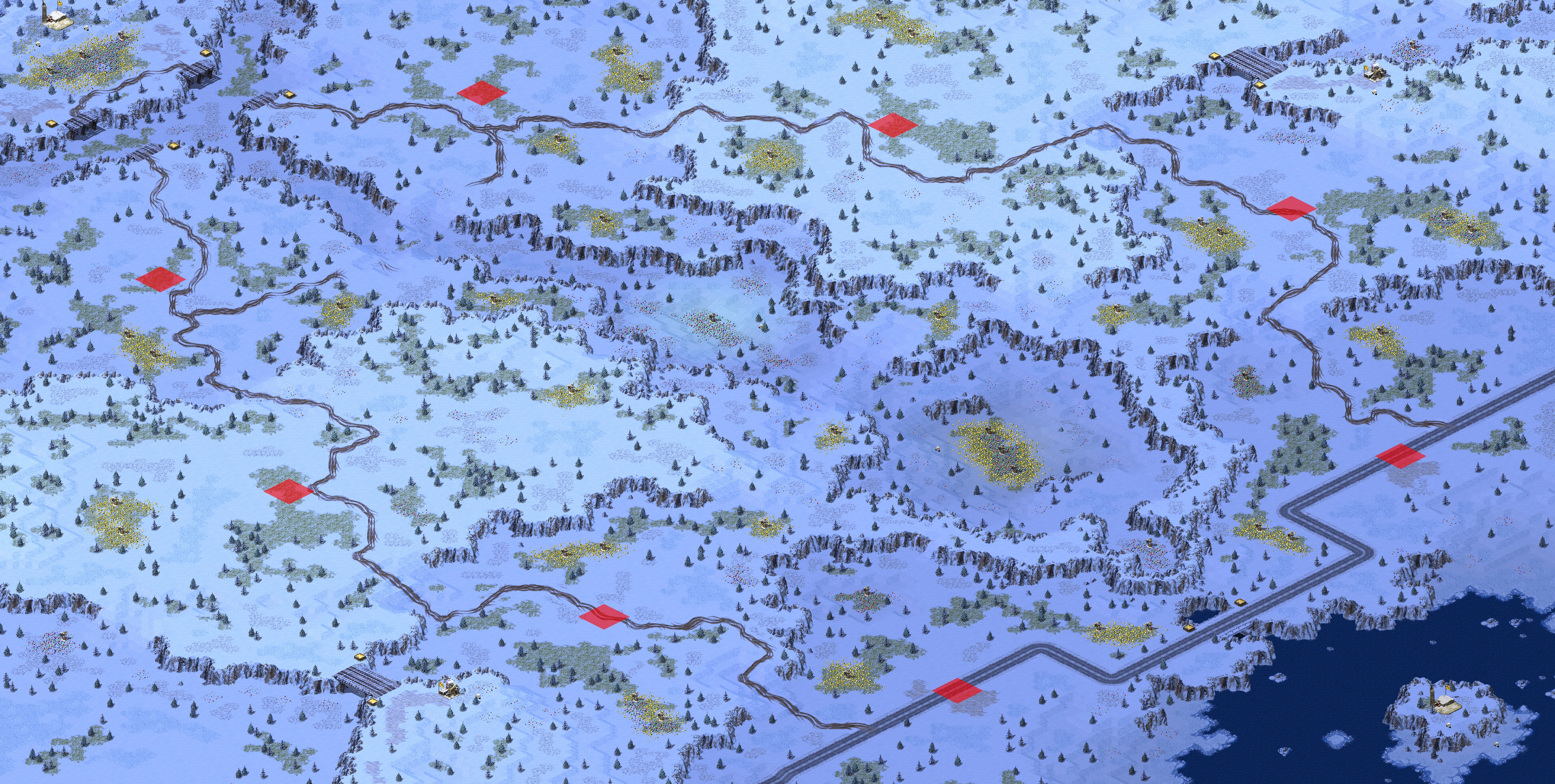 Rendered map: Cold Current