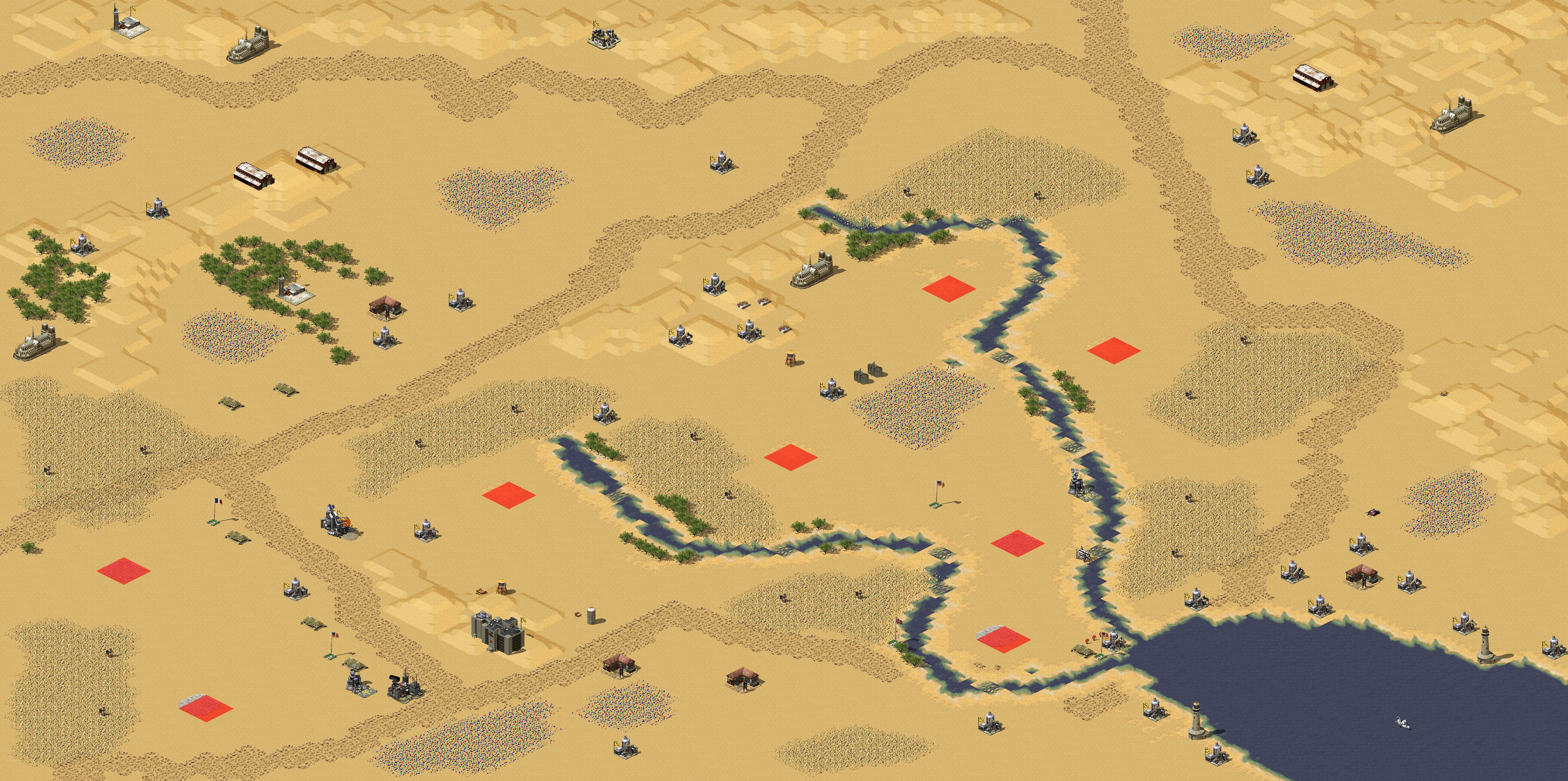 Rendered map: Gulf War Historical