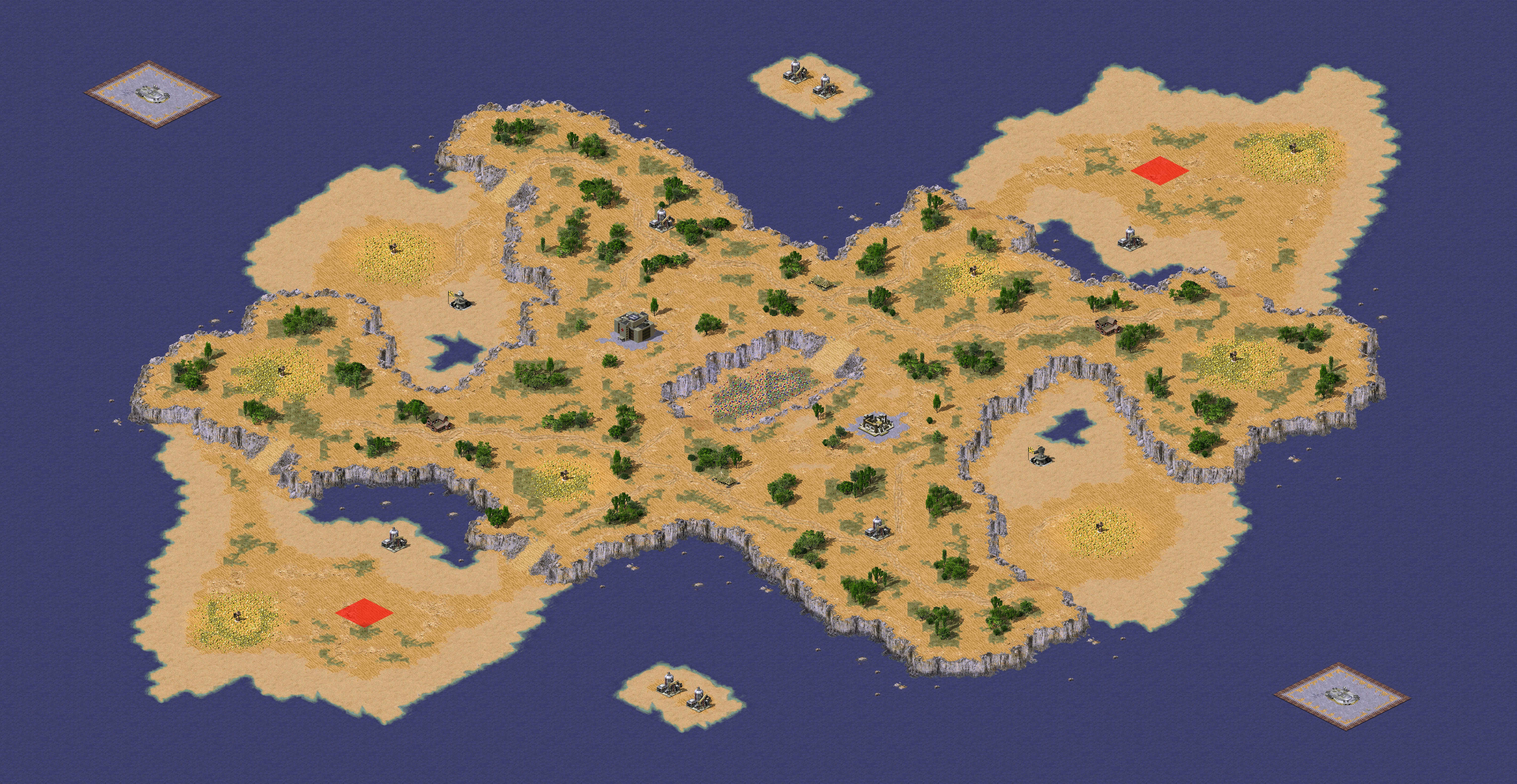 Rendered map: Blistering Sands (2)