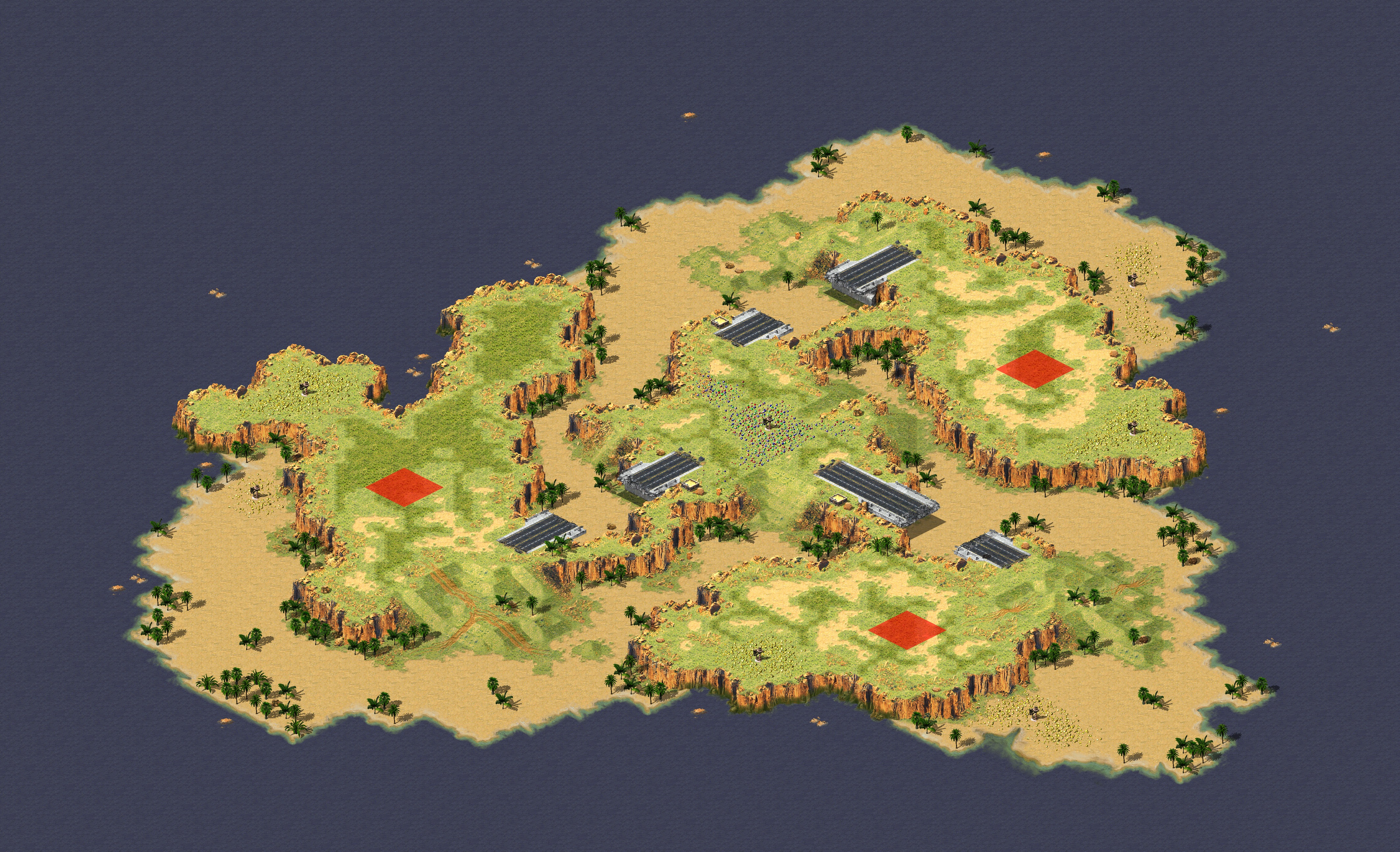 Rendered map: Canyon Fodder