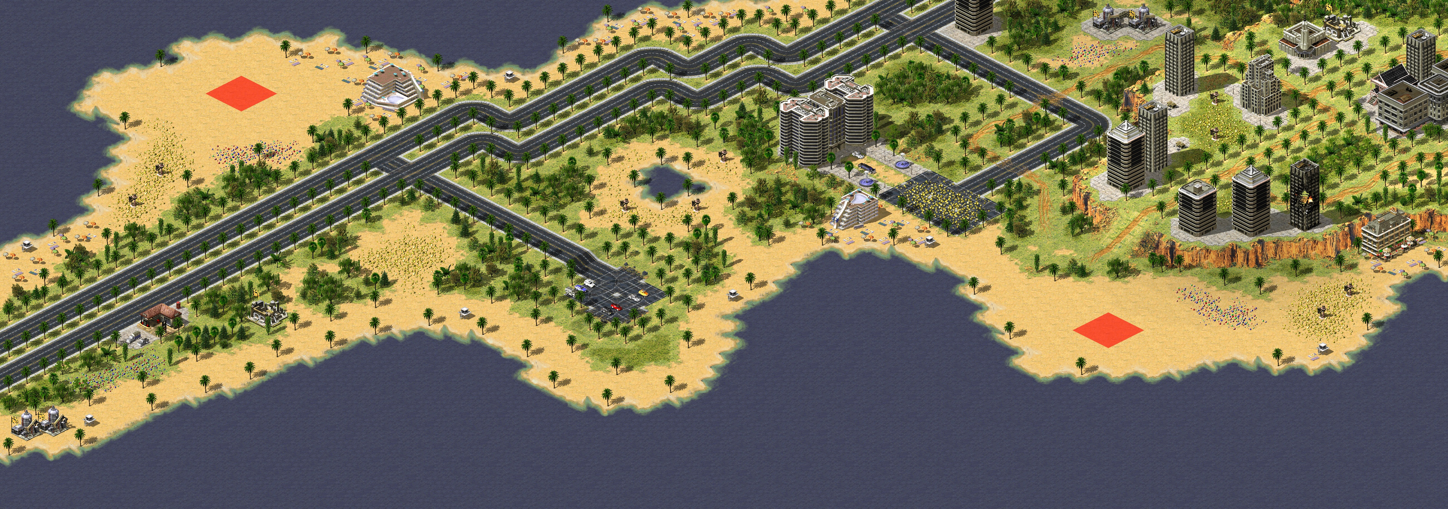 Rendered map: California