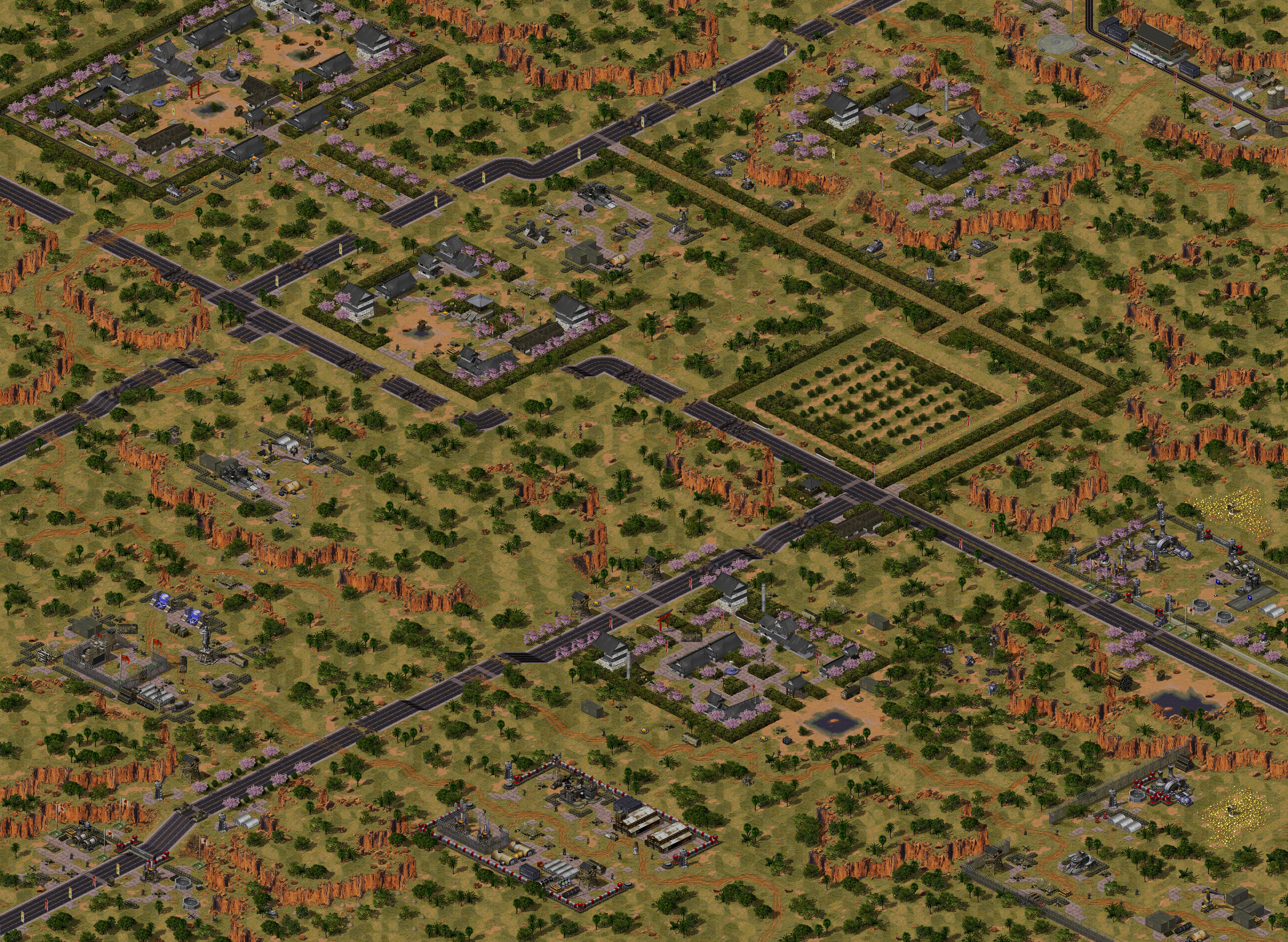 Rendered map: Allied Mission 10: The Gardener