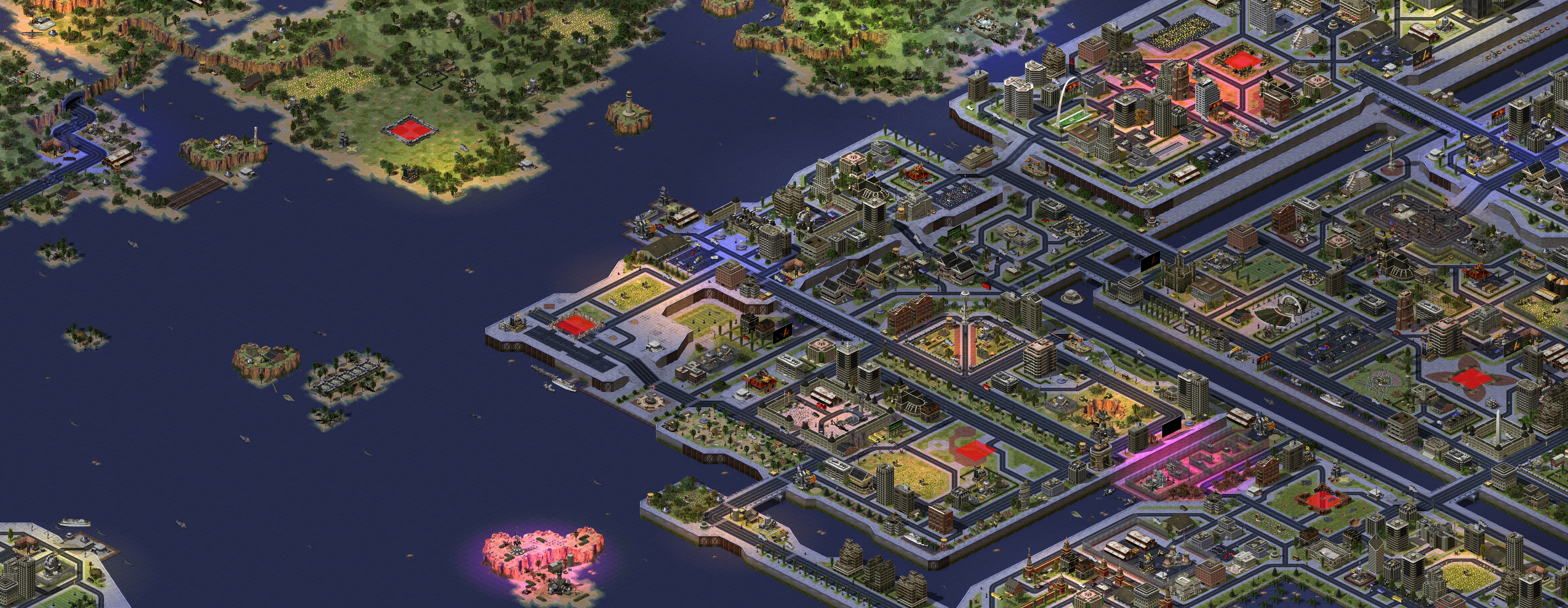 Rendered map: Old Town Hub