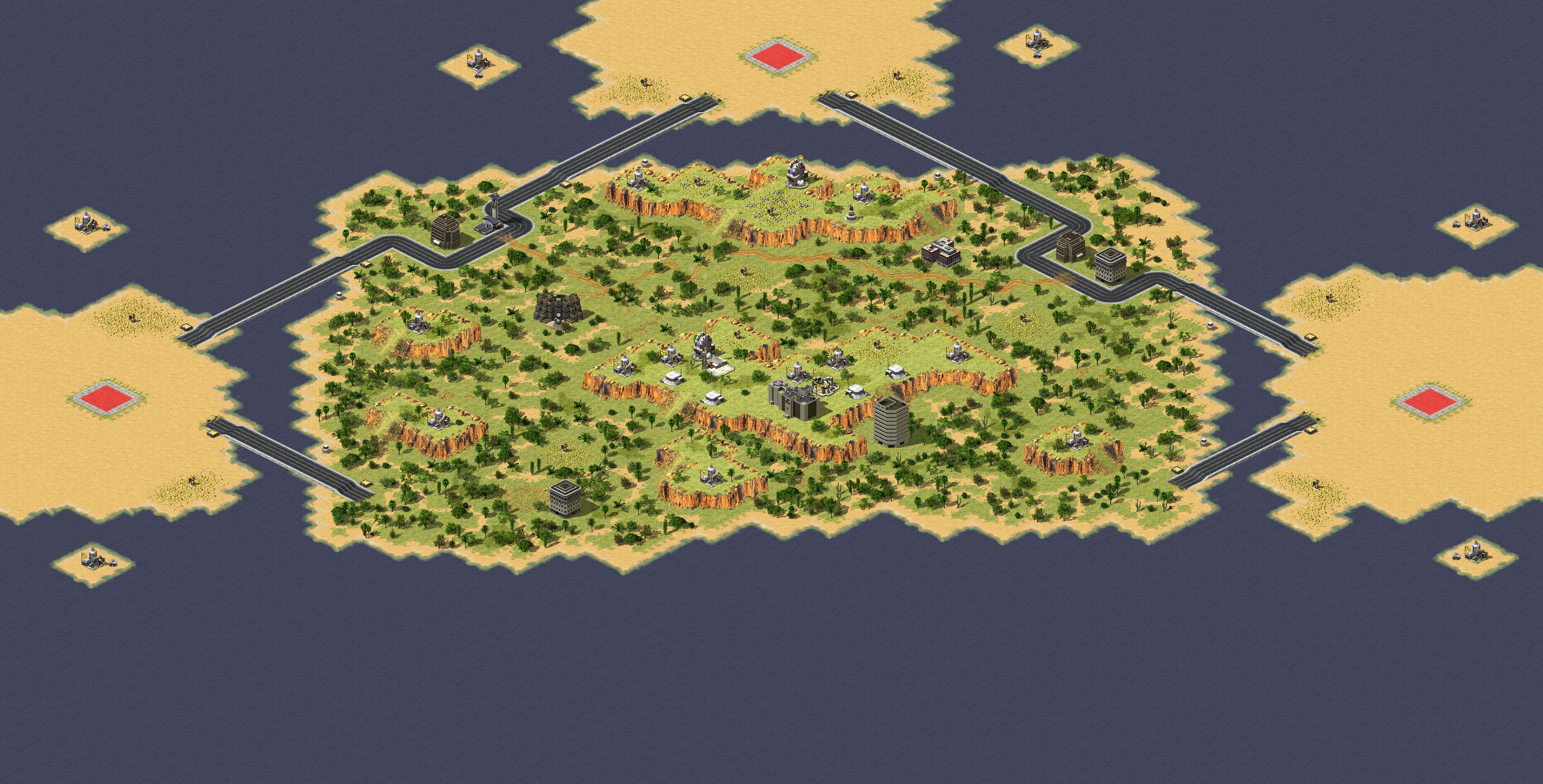 Rendered map: The Triangluar Tactics