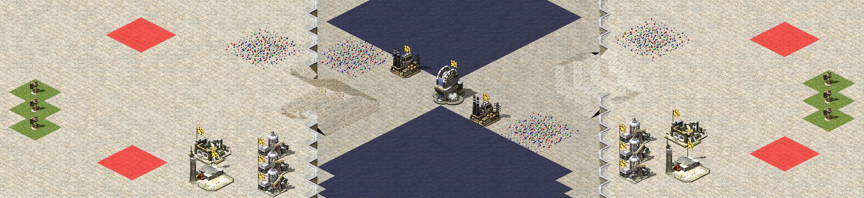 Rendered map: 1v1v1v1 Tactics