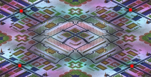 Rendered preview of Buffed - Neon Plaza (2)