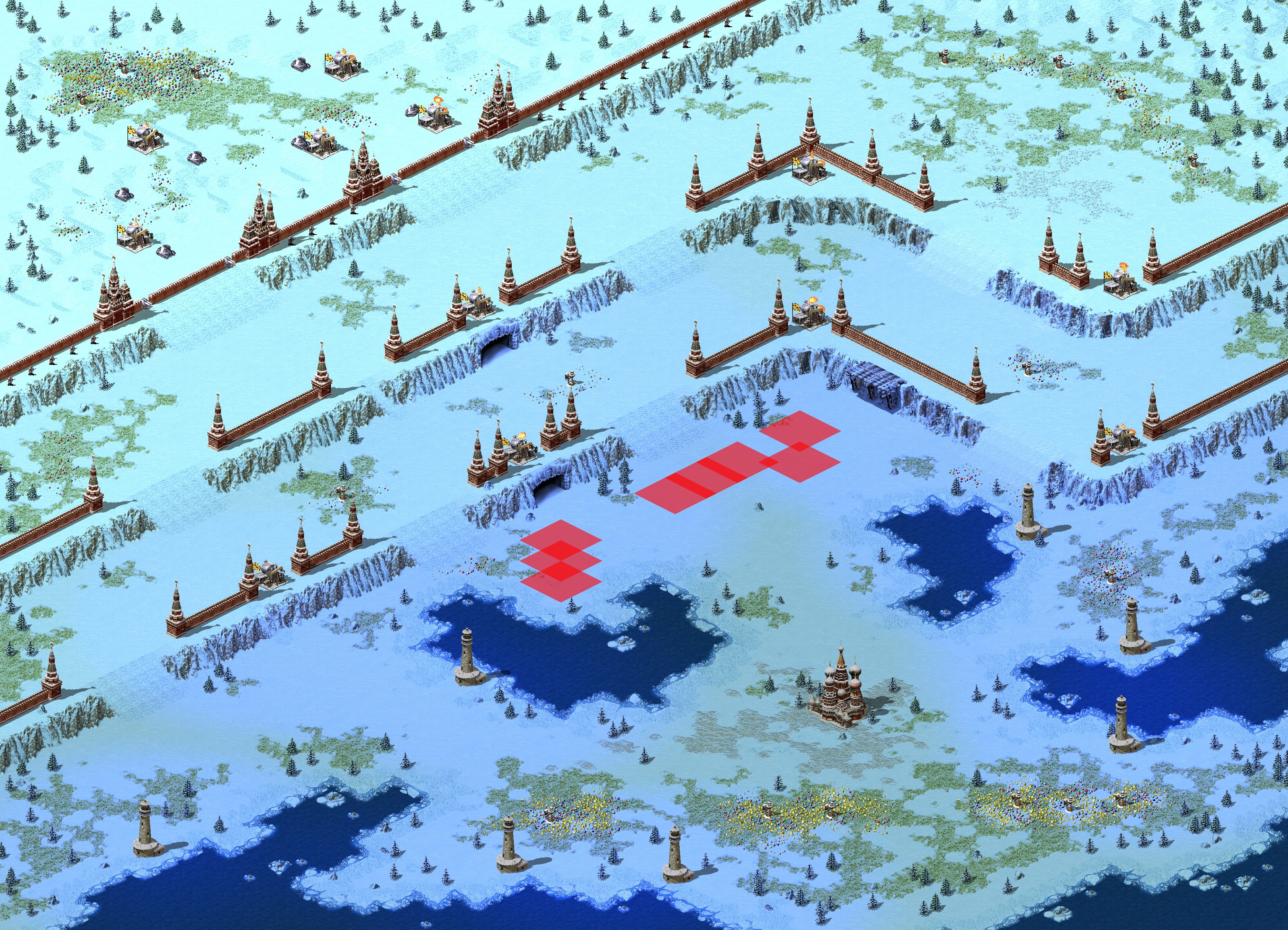 Rendered map: 城堡