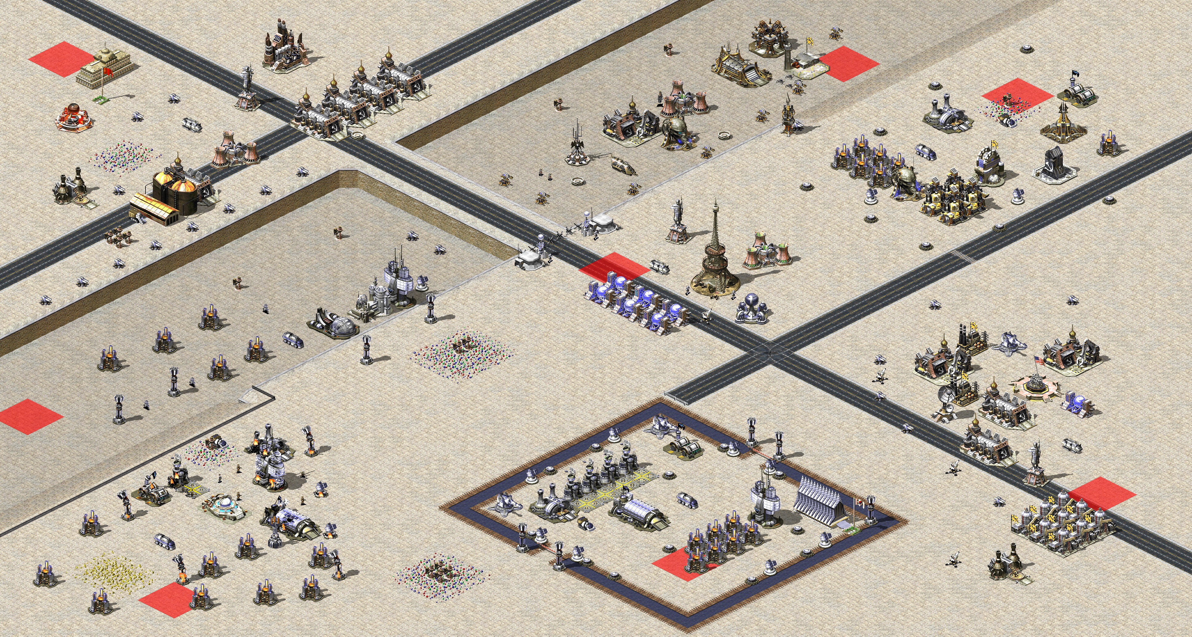 Rendered map: Unfair Tech Patch of Land