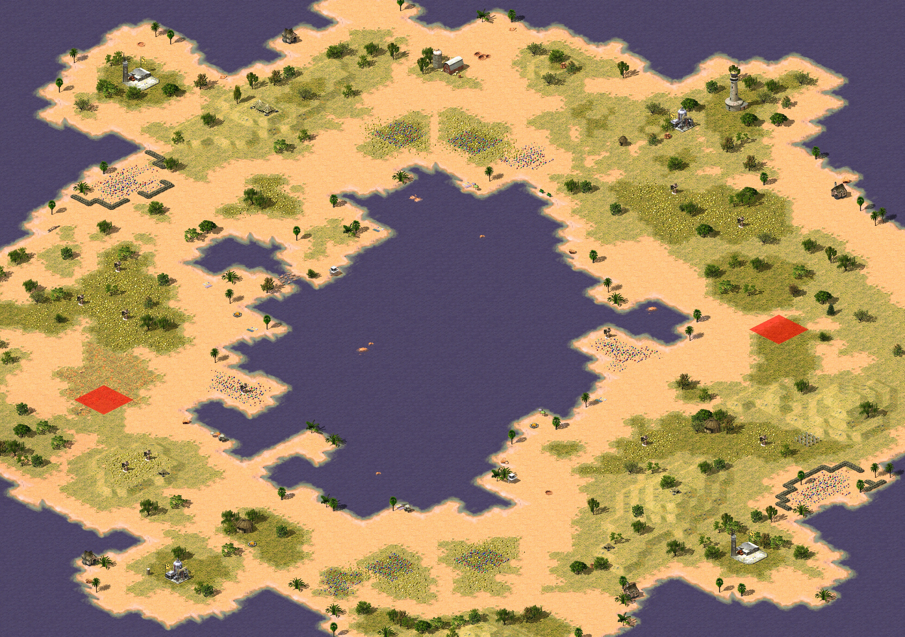 Rendered map: Glowing Waters