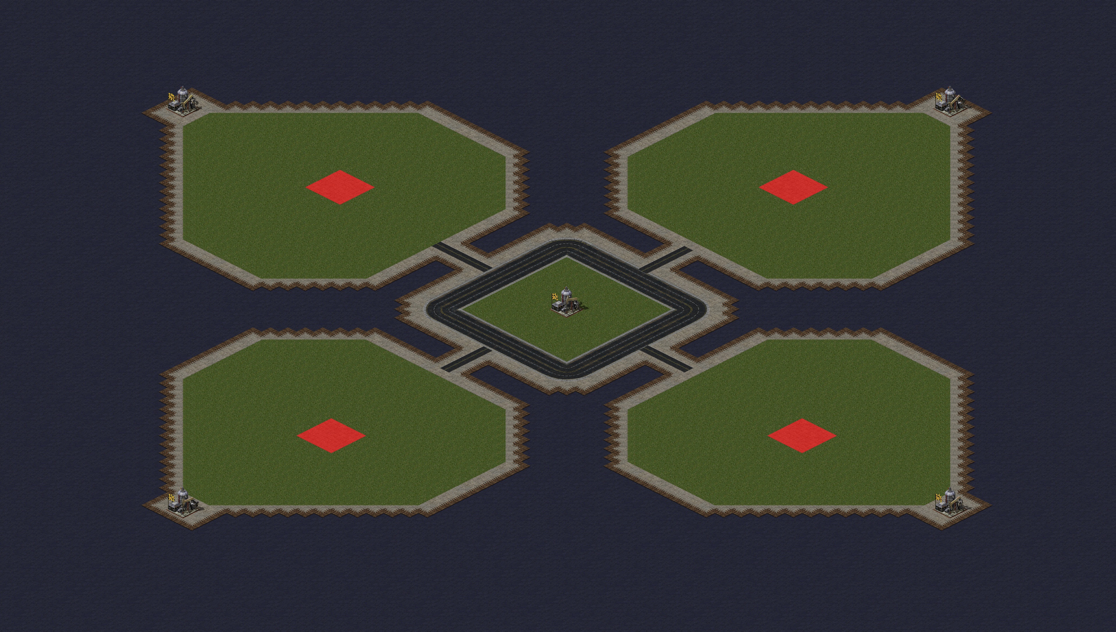 Rendered map: Multi MCV & Oil in Corners