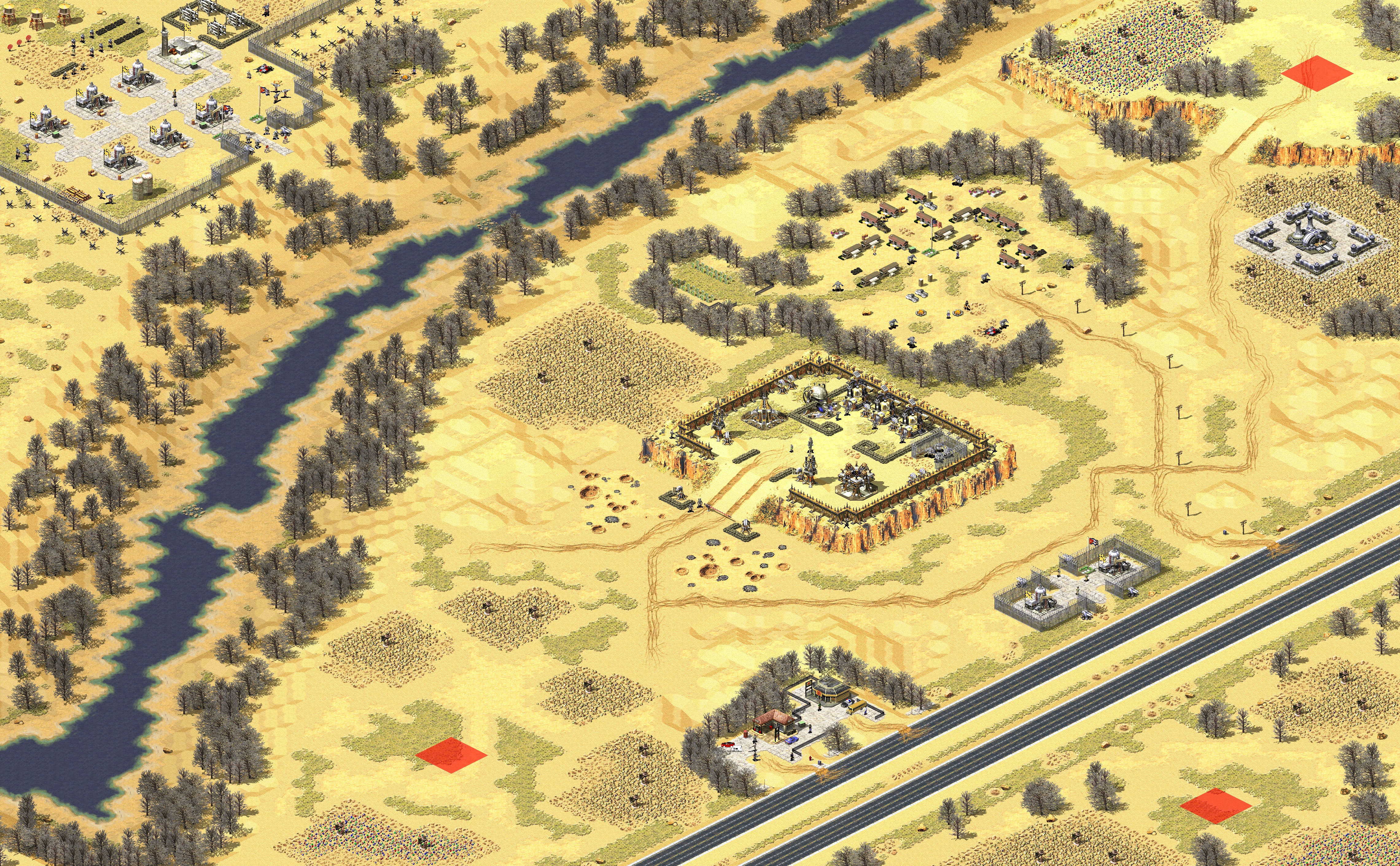 Rendered map: Death Valley