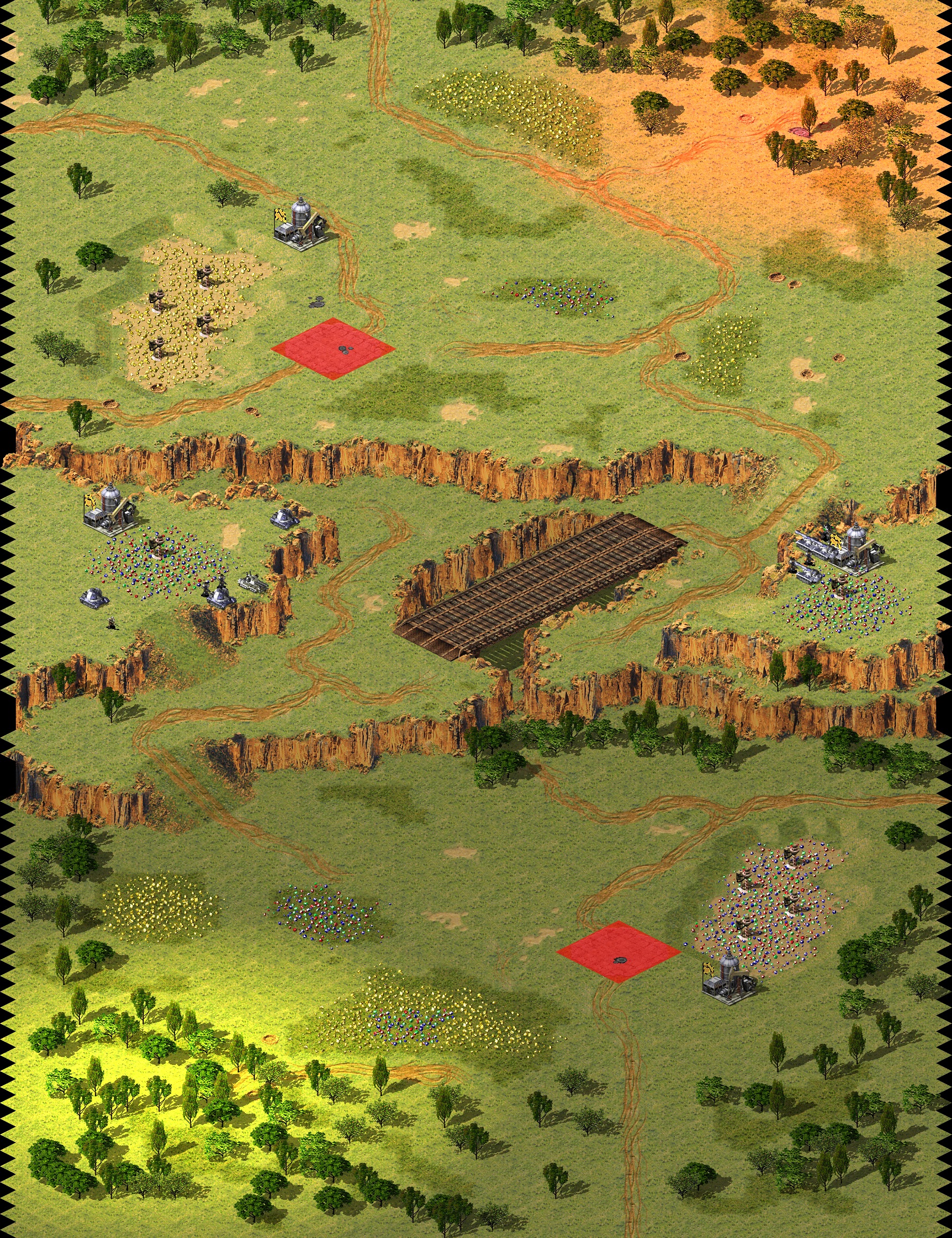 Rendered map: High Ground Counterattack