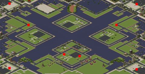 Rendered preview of 2 Soviet 6 Allied Dubai Bay
