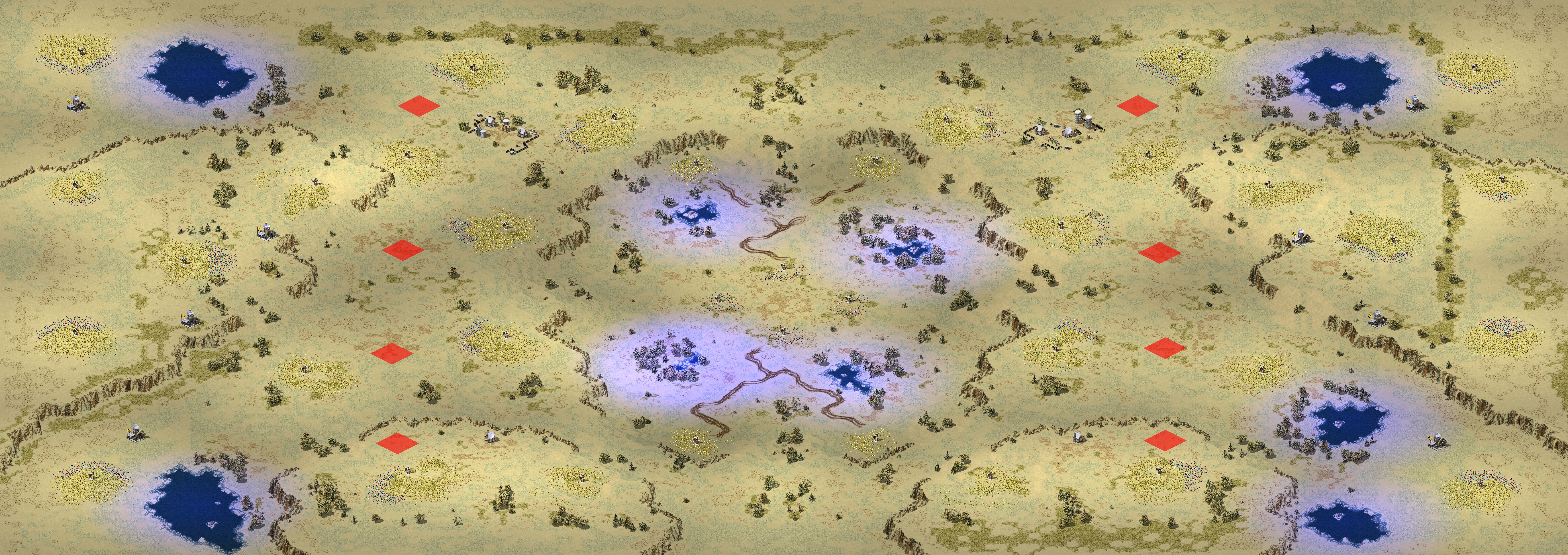 Rendered map: 西伯利亚林地
