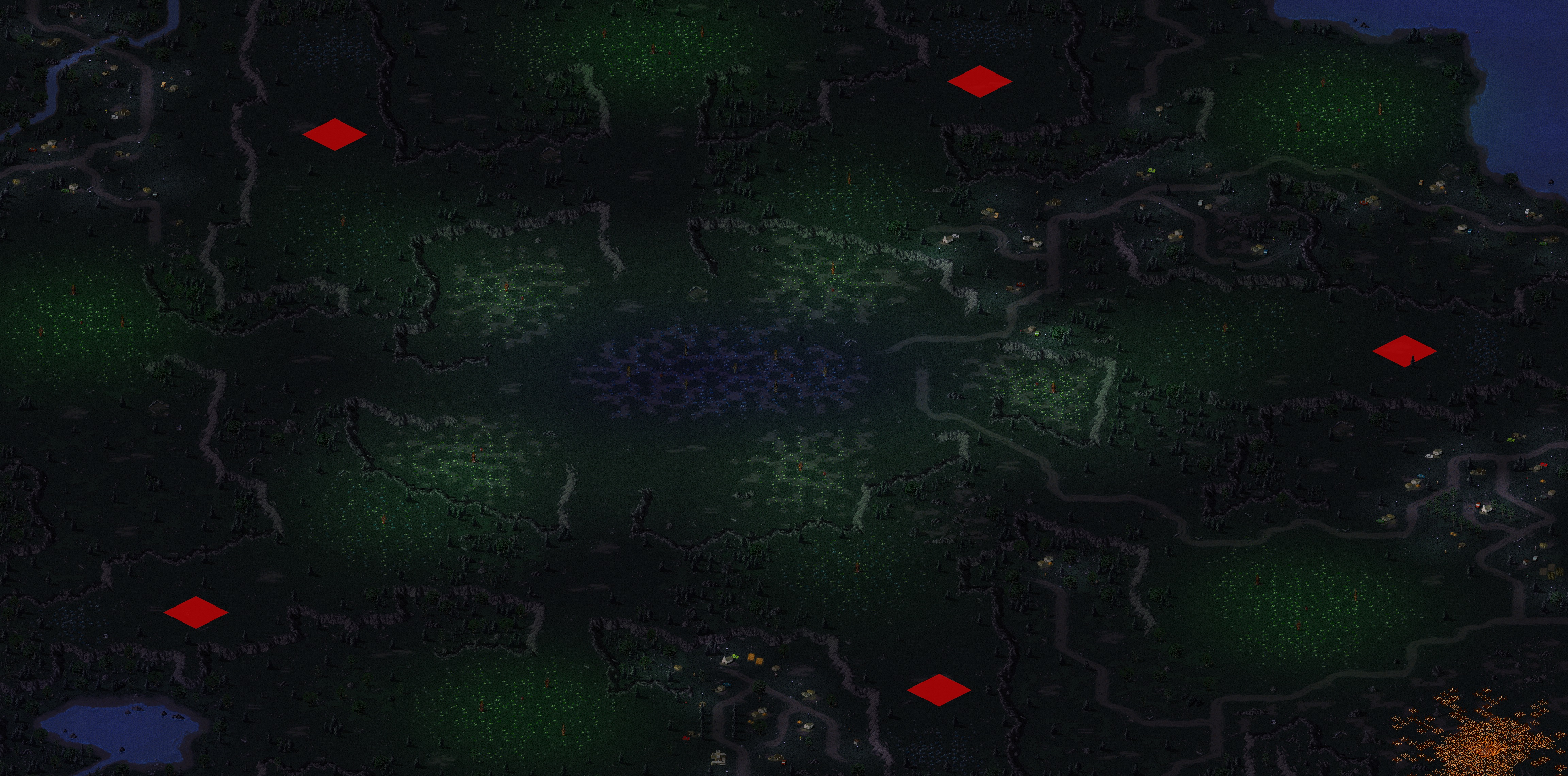 Rendered map: Tiberium Garden III