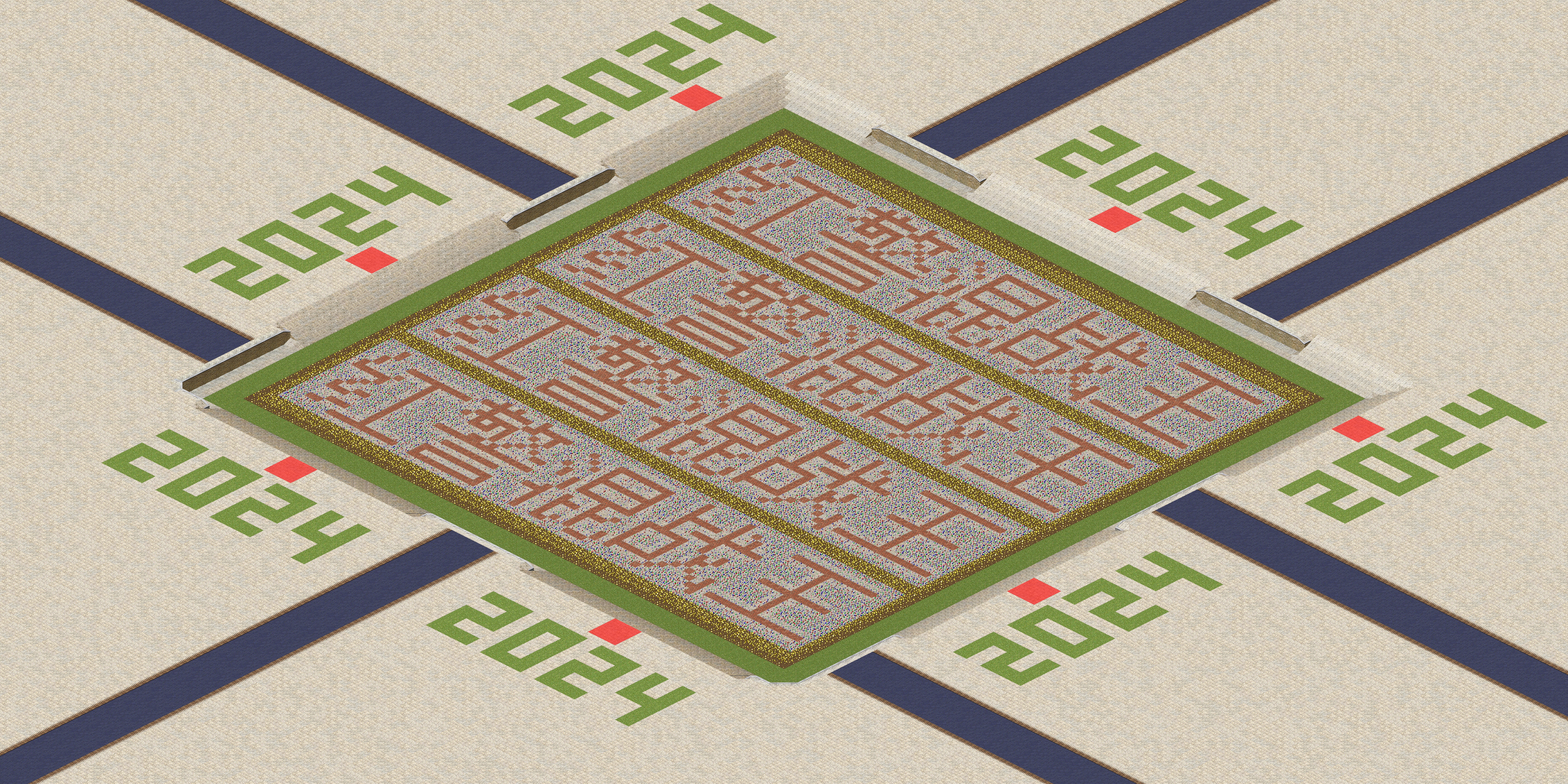 Rendered map: 2024红警混战王-钱多多2024