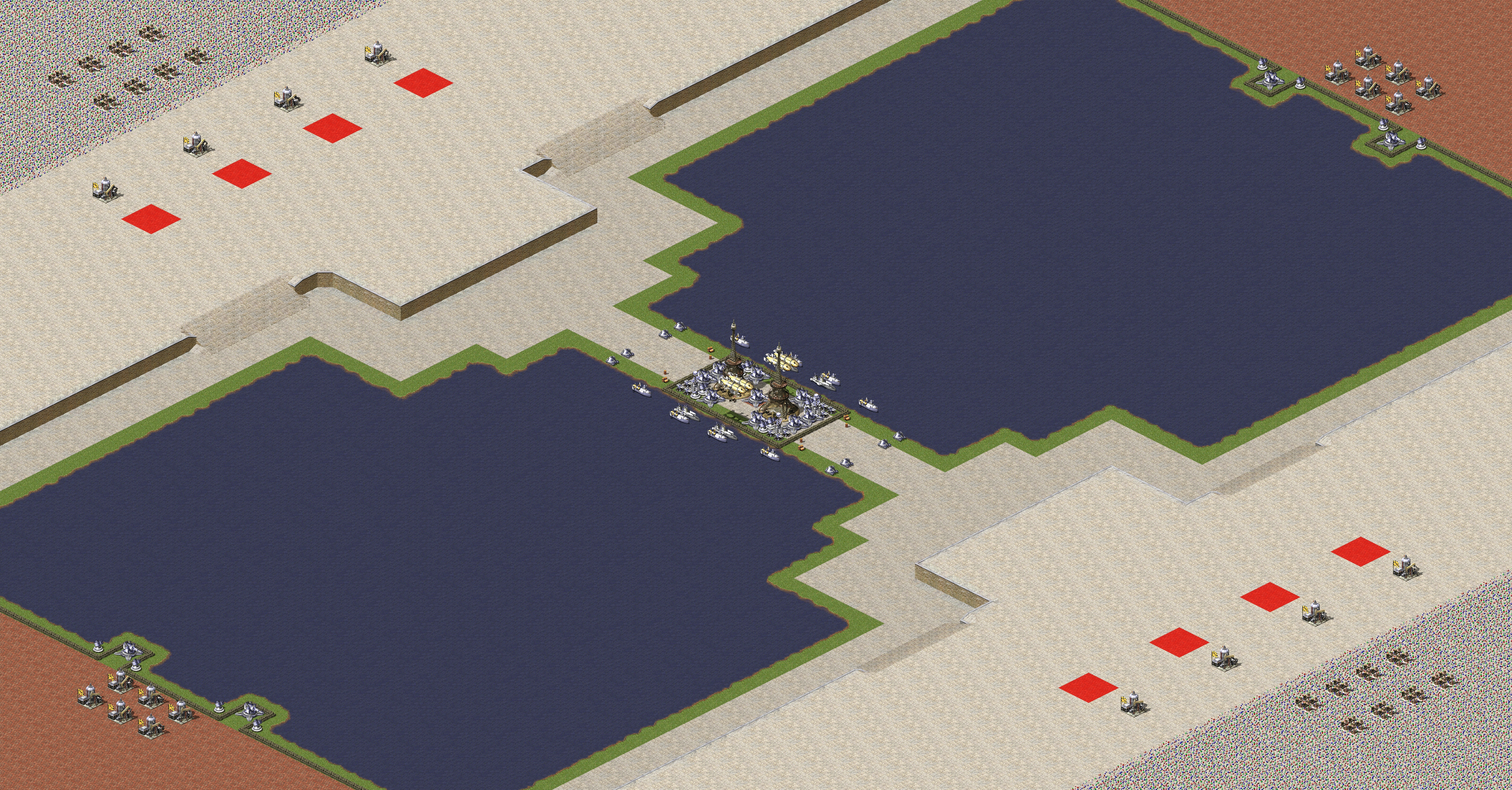 Rendered map: Battleship and Cannon