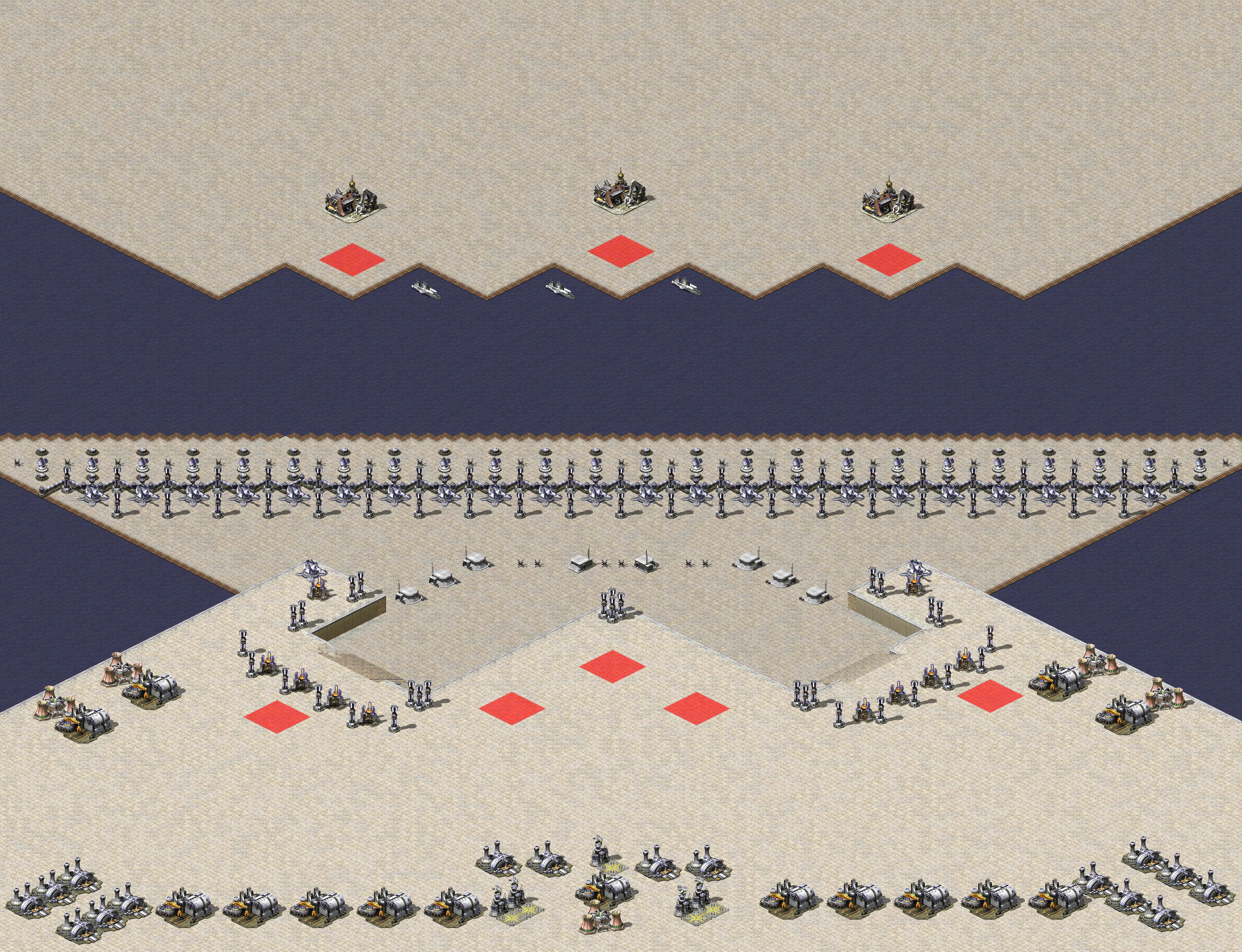 Rendered map: 5 France 3 Iraq Amphisbaena Tactics
