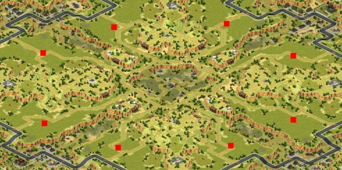 Rendered preview of Canyon Standoff Melee