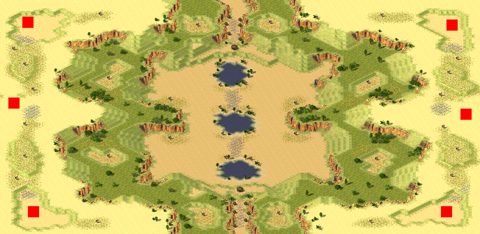 Rendered preview of Desert Island 3v3