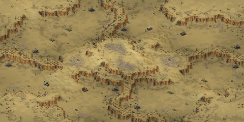 Rendered preview of Red Alert Melee 25003 - Enemy as Neighbor