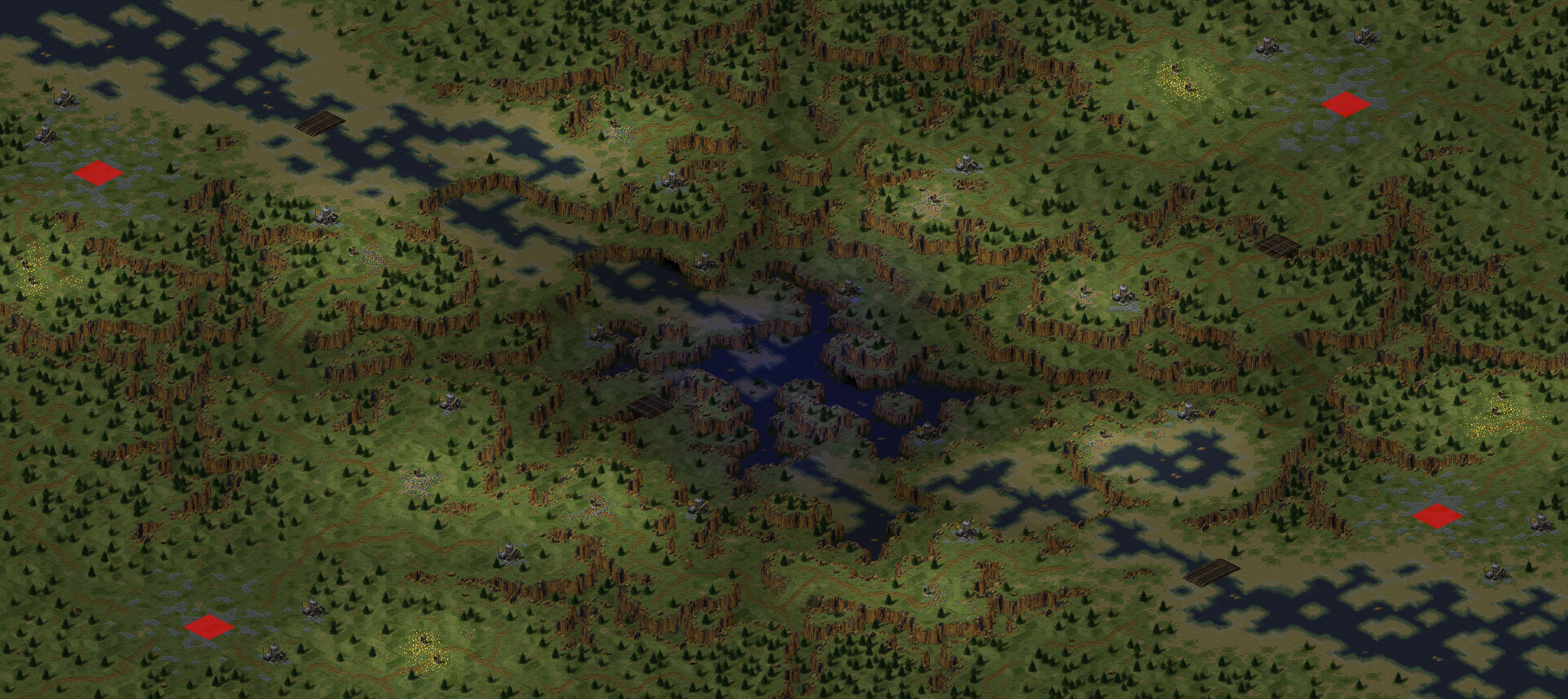 Rendered map: Scars of Earth