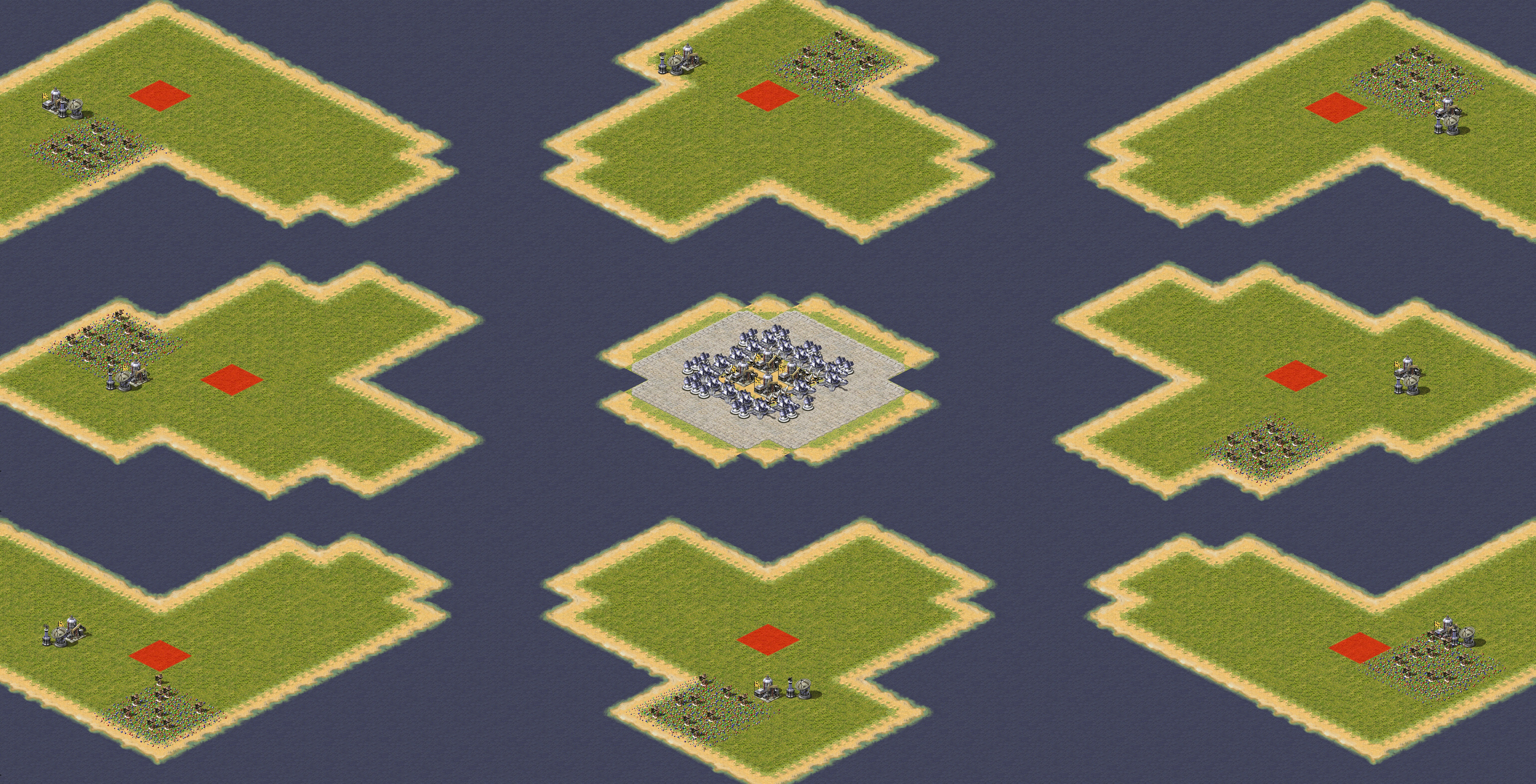 Rendered map: Super Naval Battle (Fast)