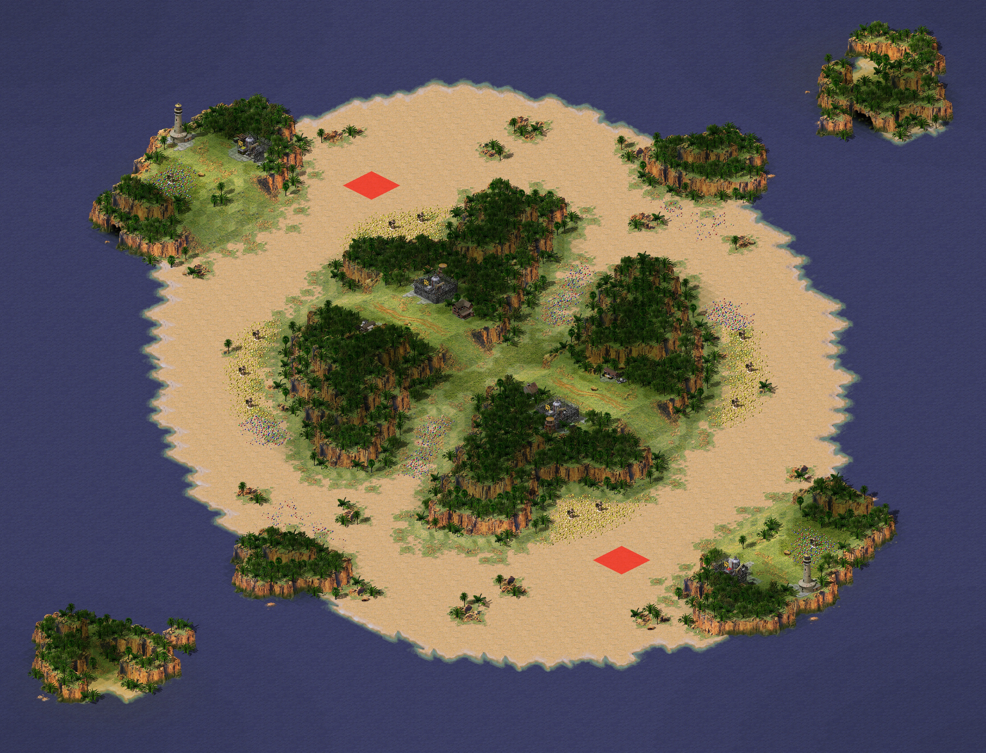 Rendered map: Paradise Island Pre-Cap