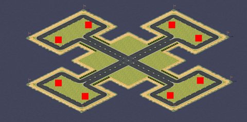 Rendered preview of Tank War Unity