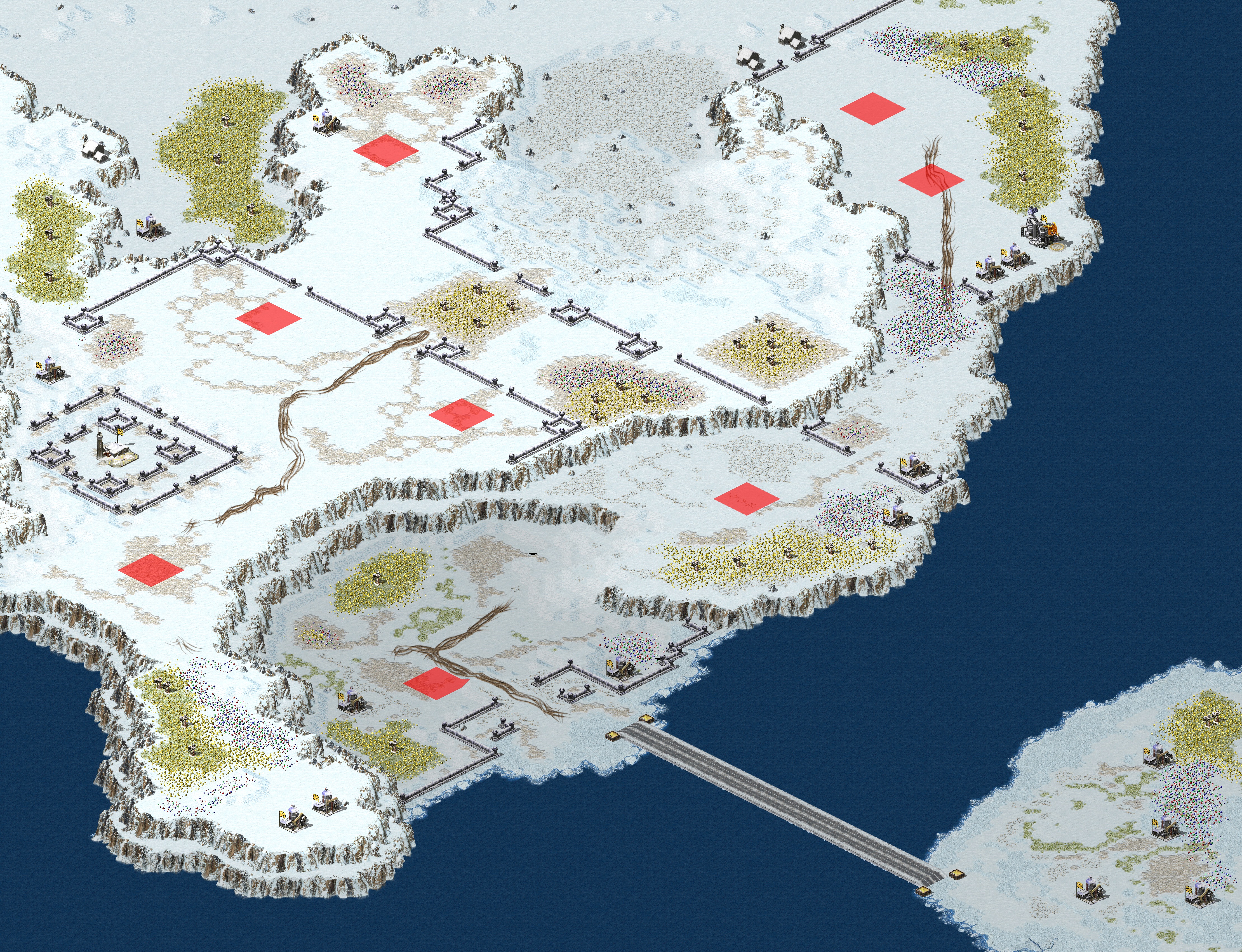 Rendered map: New Snowy Field Battle