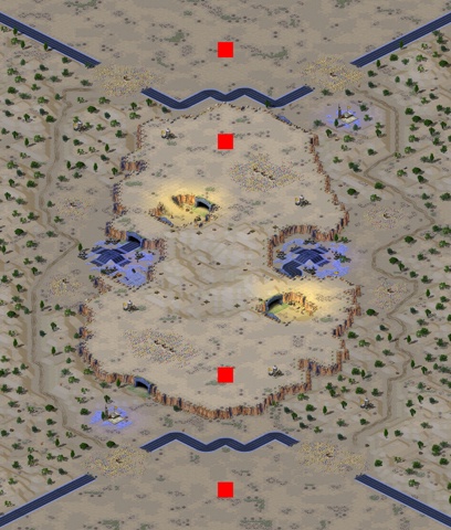 Rendered preview of Tunnel Blitz Dunes at Dusk