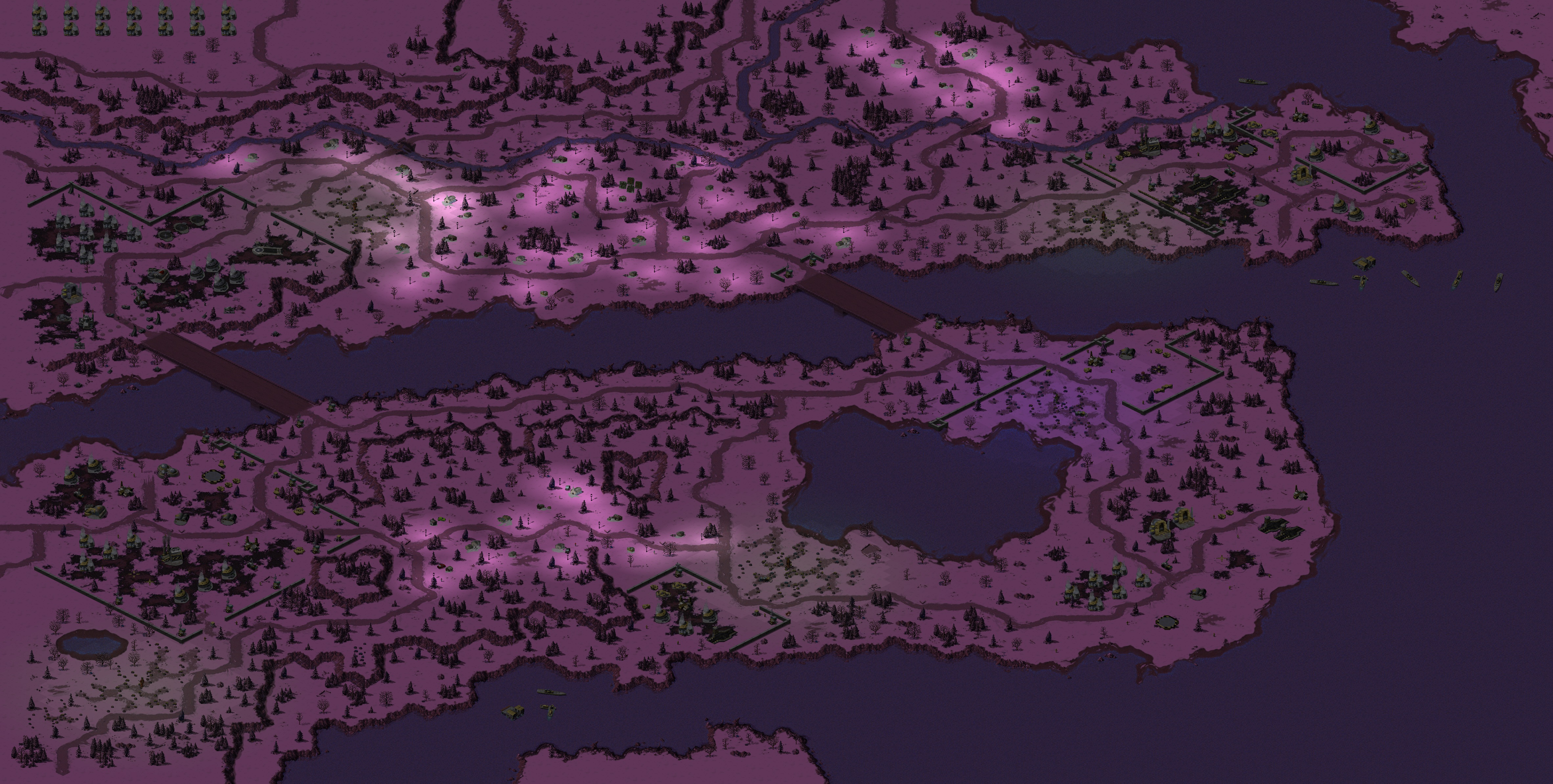 Rendered map: Reunification
