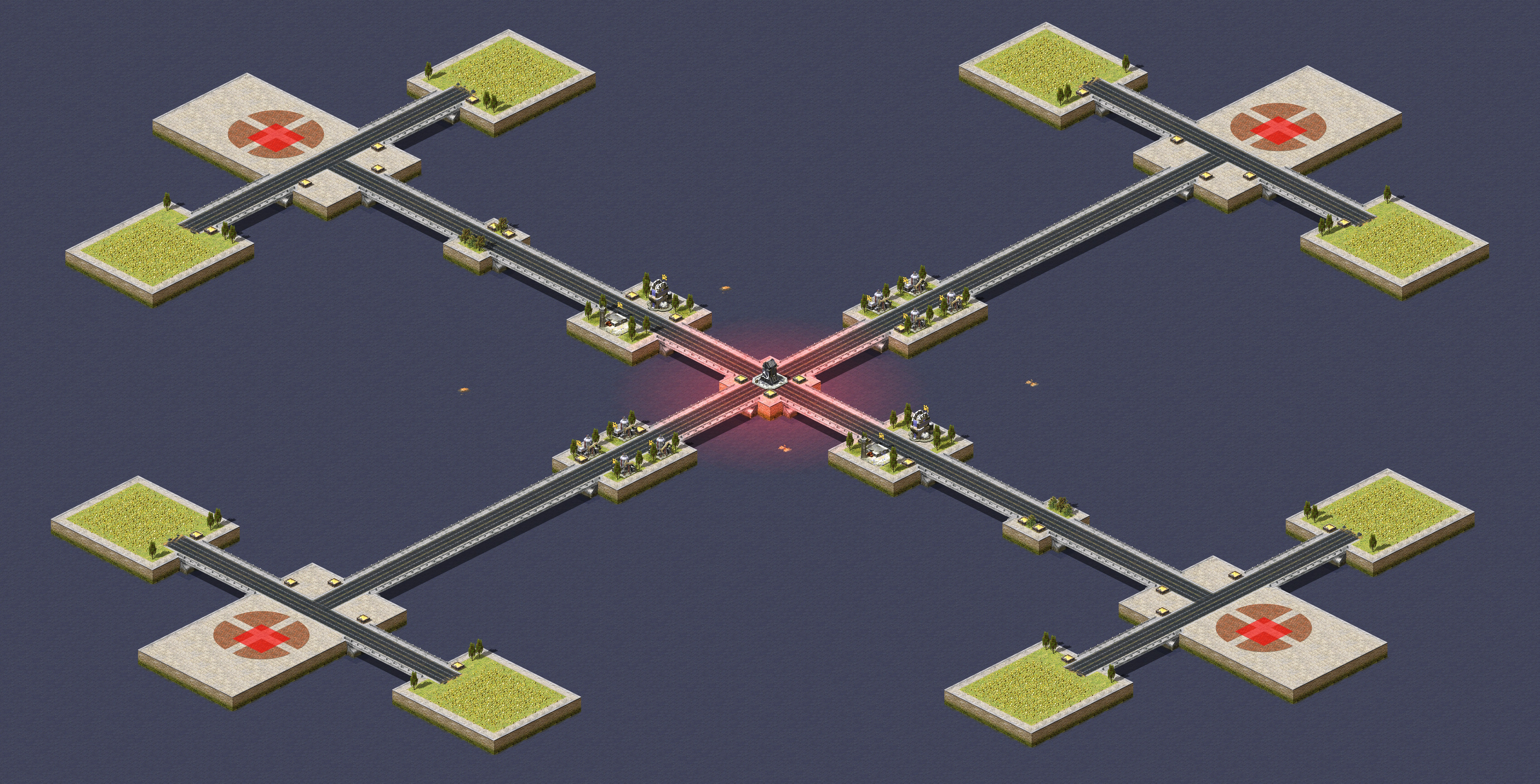 Rendered map: AquaQuad