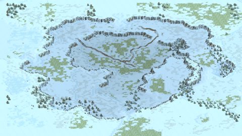 Rendered preview of Lazy Tank Snowy 4v4