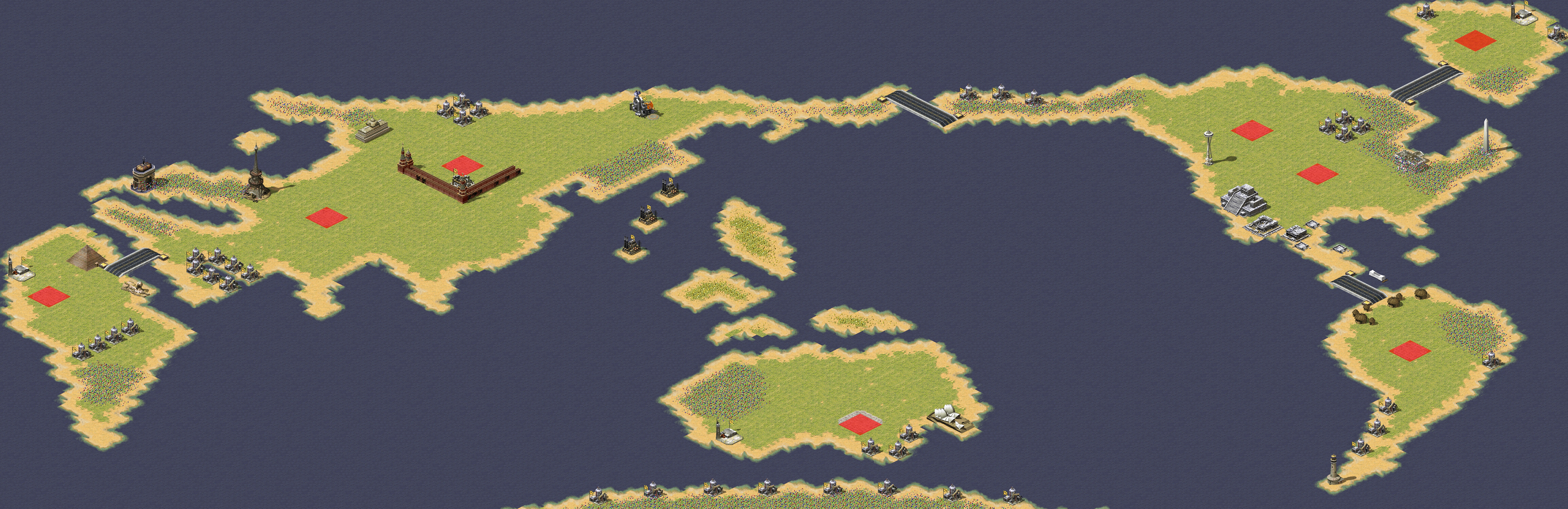 Rendered map: Conquer World 2.0