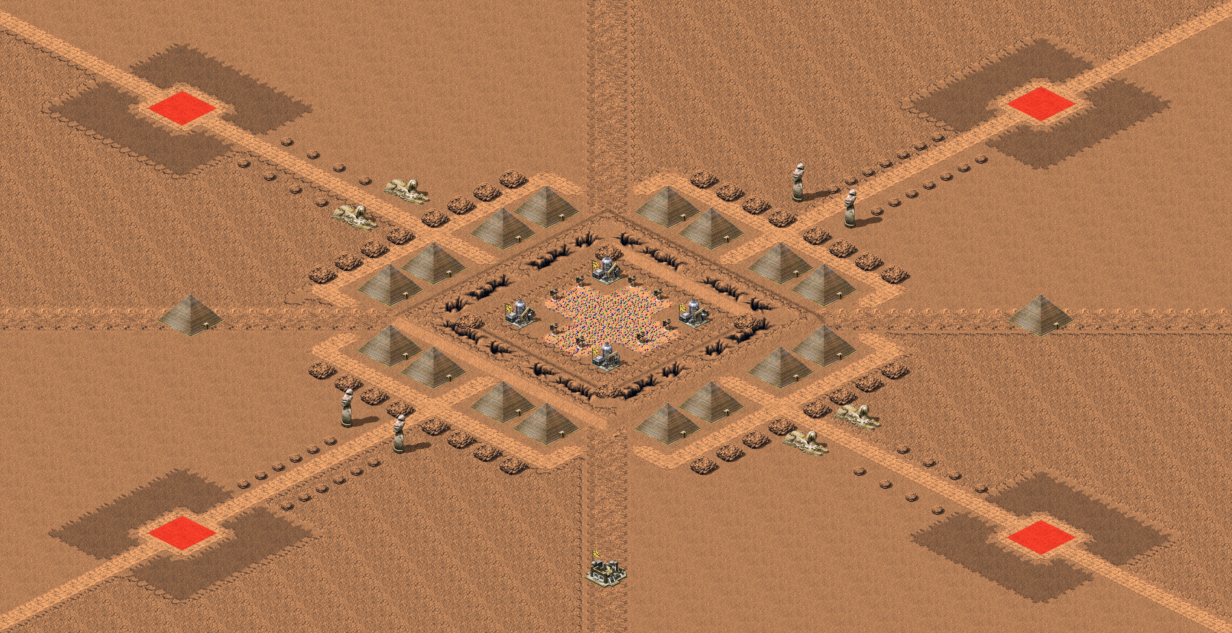 Rendered map: Egypt Patch of Land