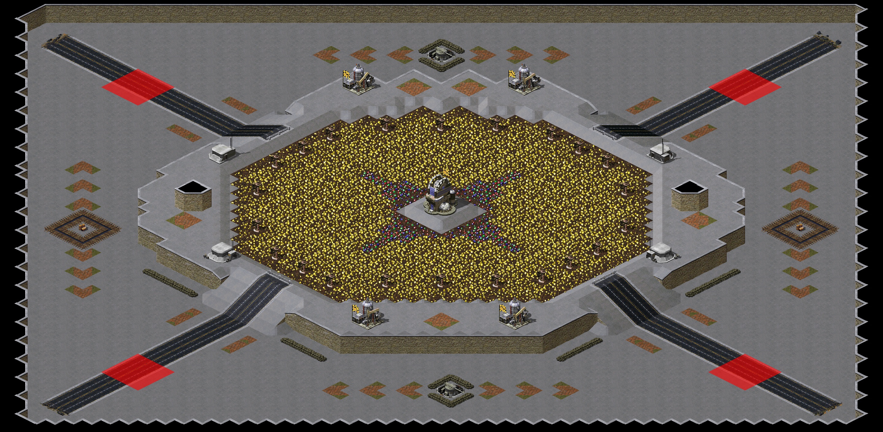 Rendered map: circlepit