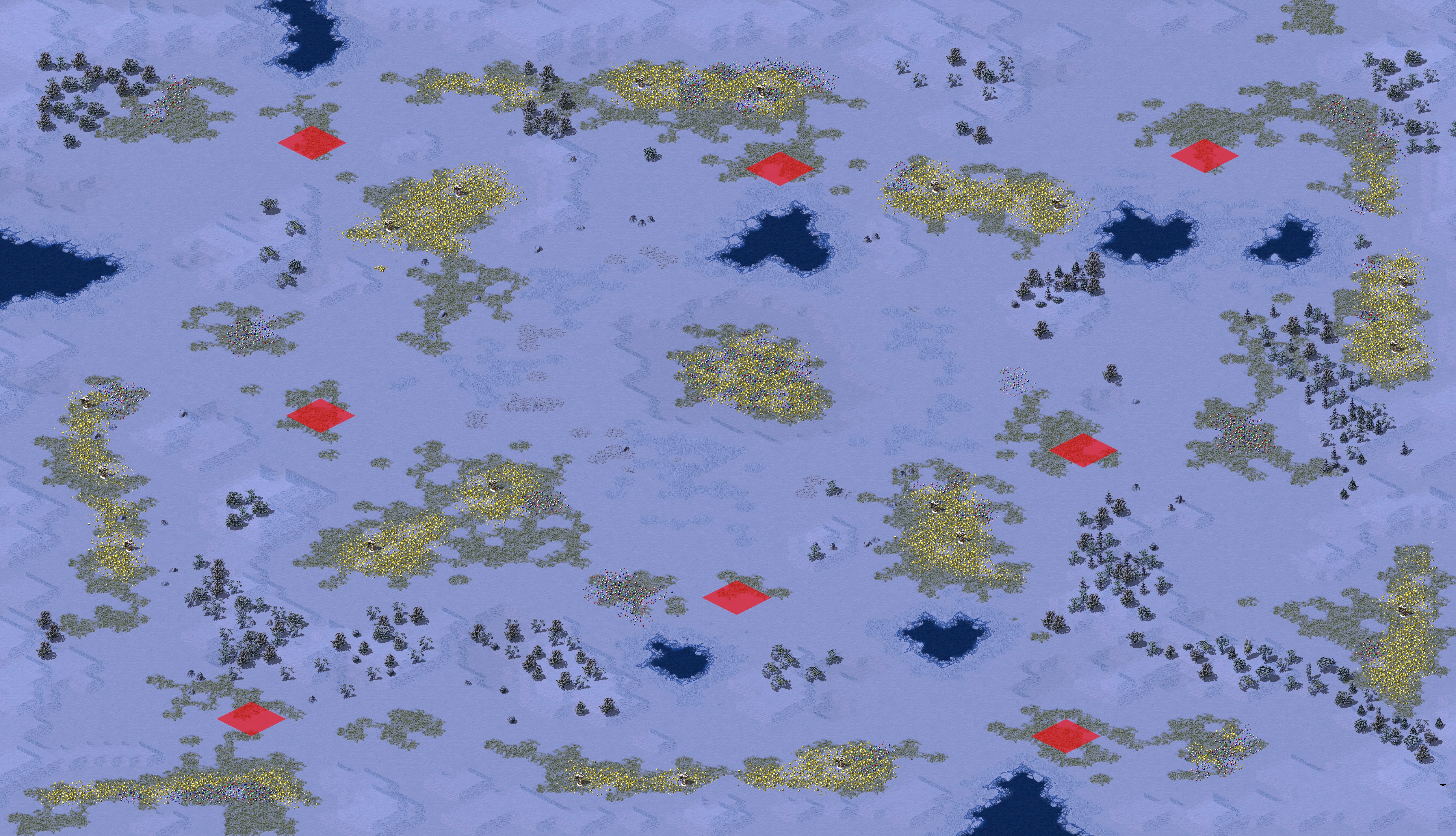 Rendered map: 冰天雪地大乱斗