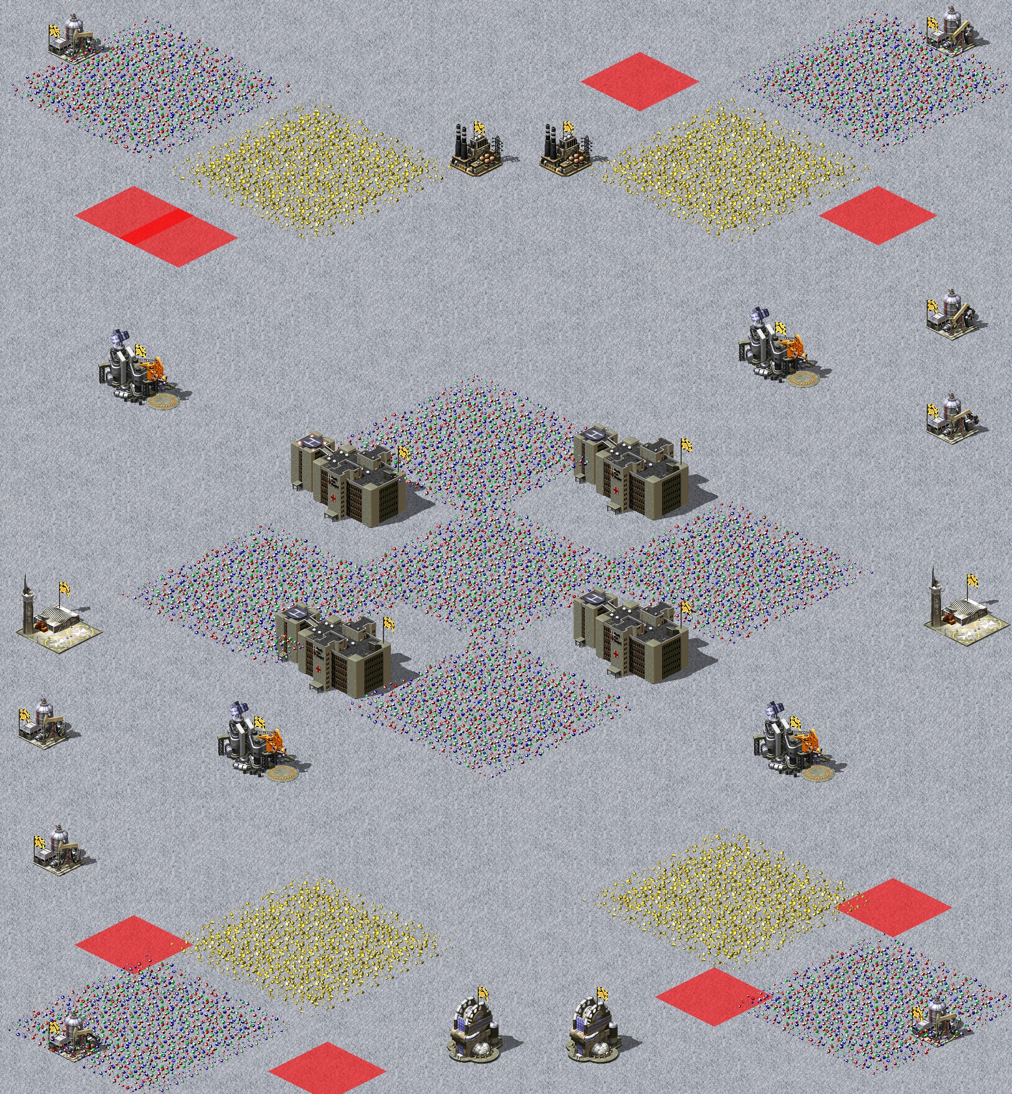Rendered map: 2v2v2v2 Ladder
