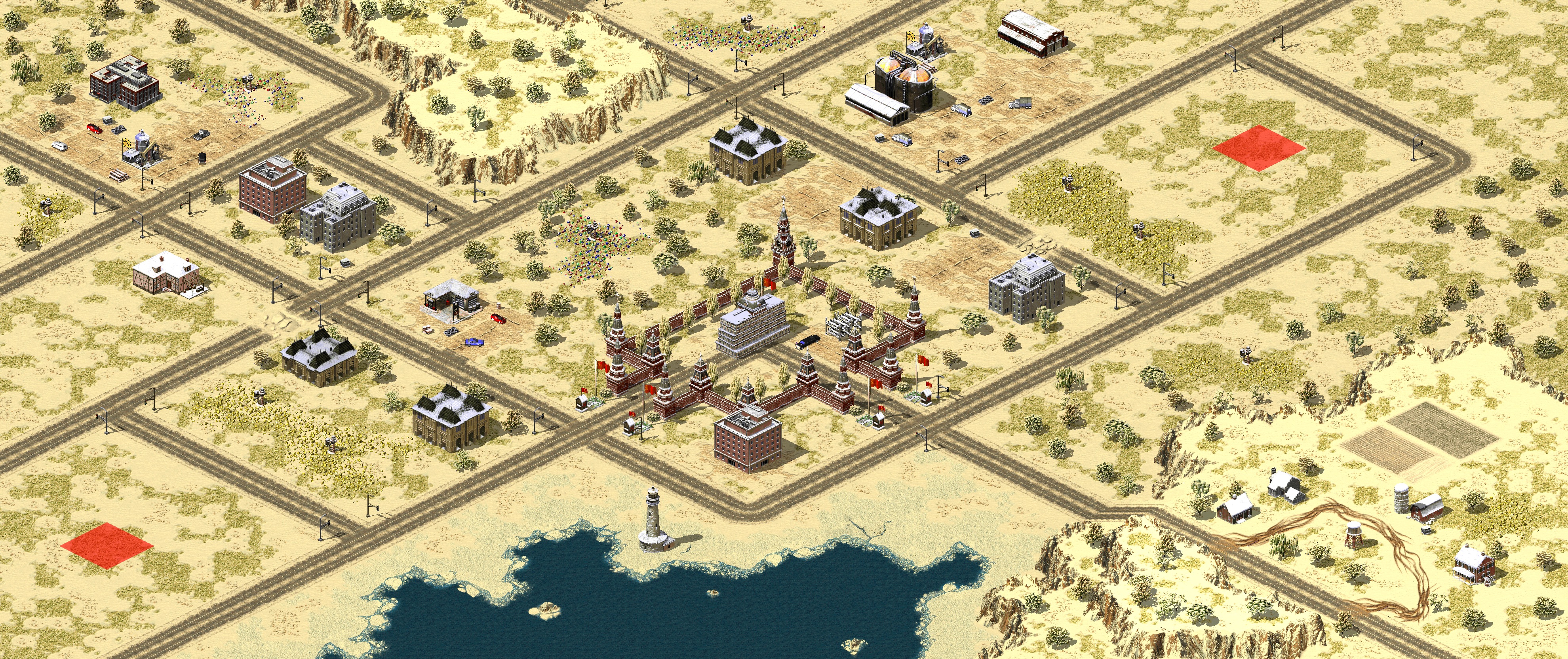 Rendered map: For Mother Russia