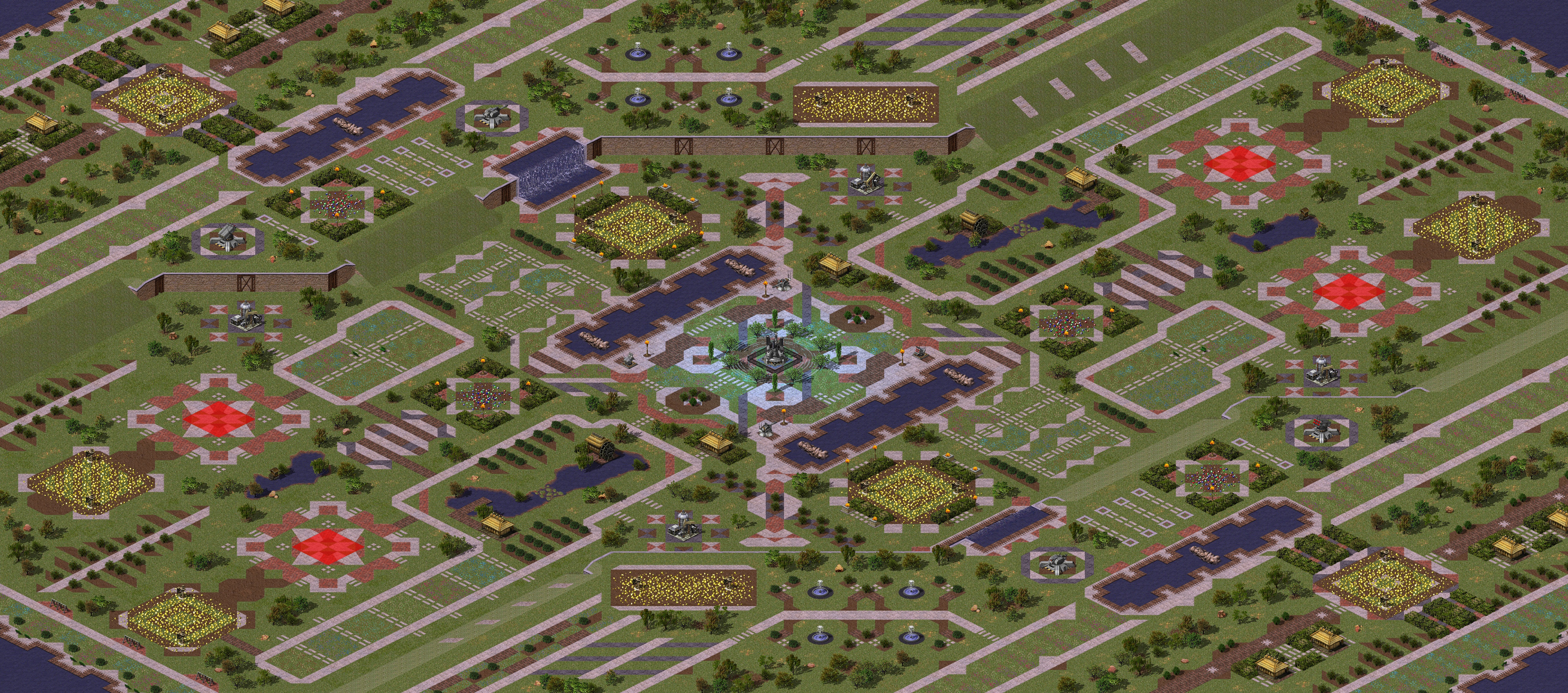 Rendered map: Floral Fury