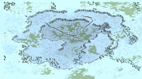 Rendered preview of Lazy Tank Snowy 4v4