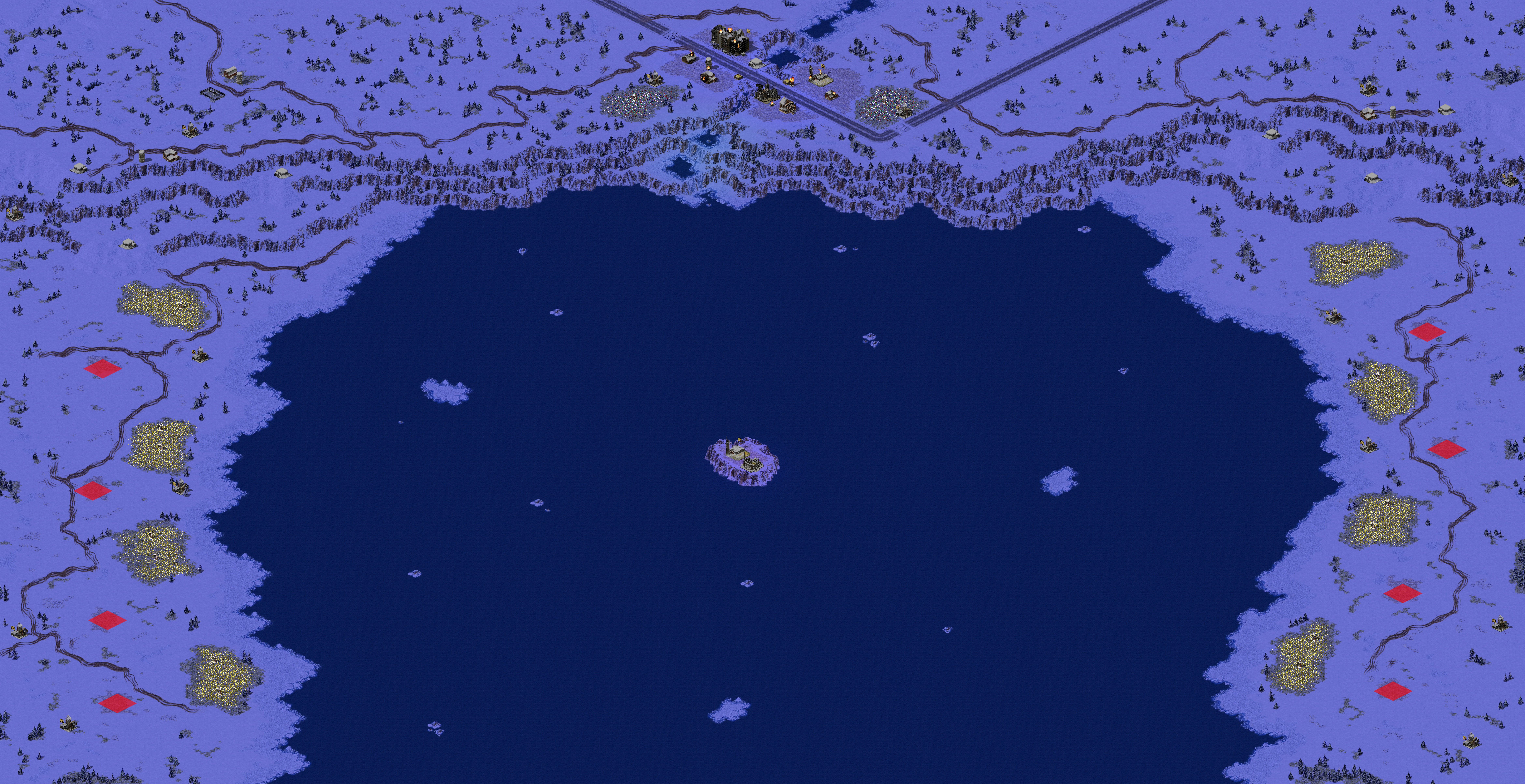 Rendered map: 通天之山