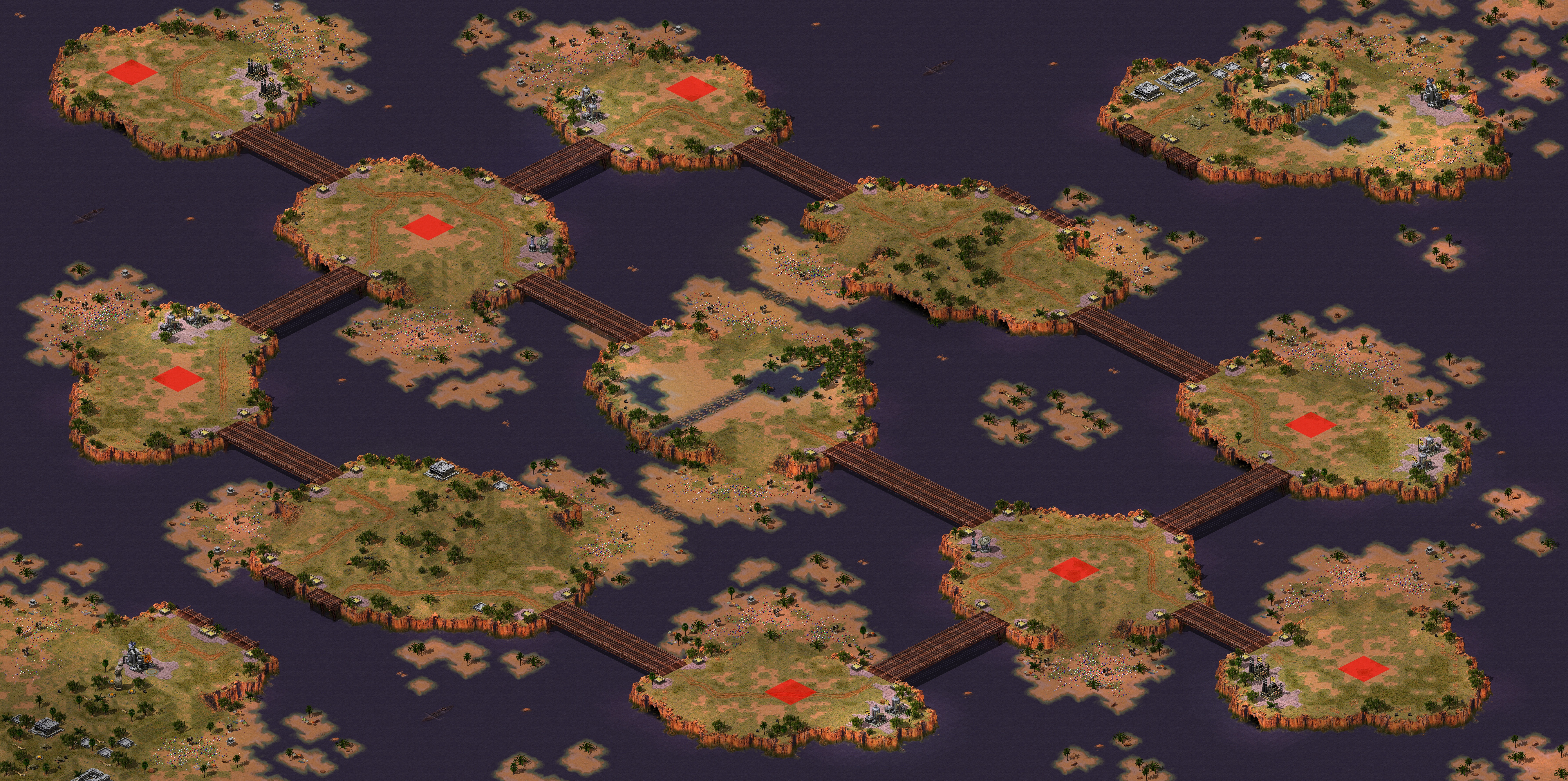 Rendered map: Fertile Shores v1.1