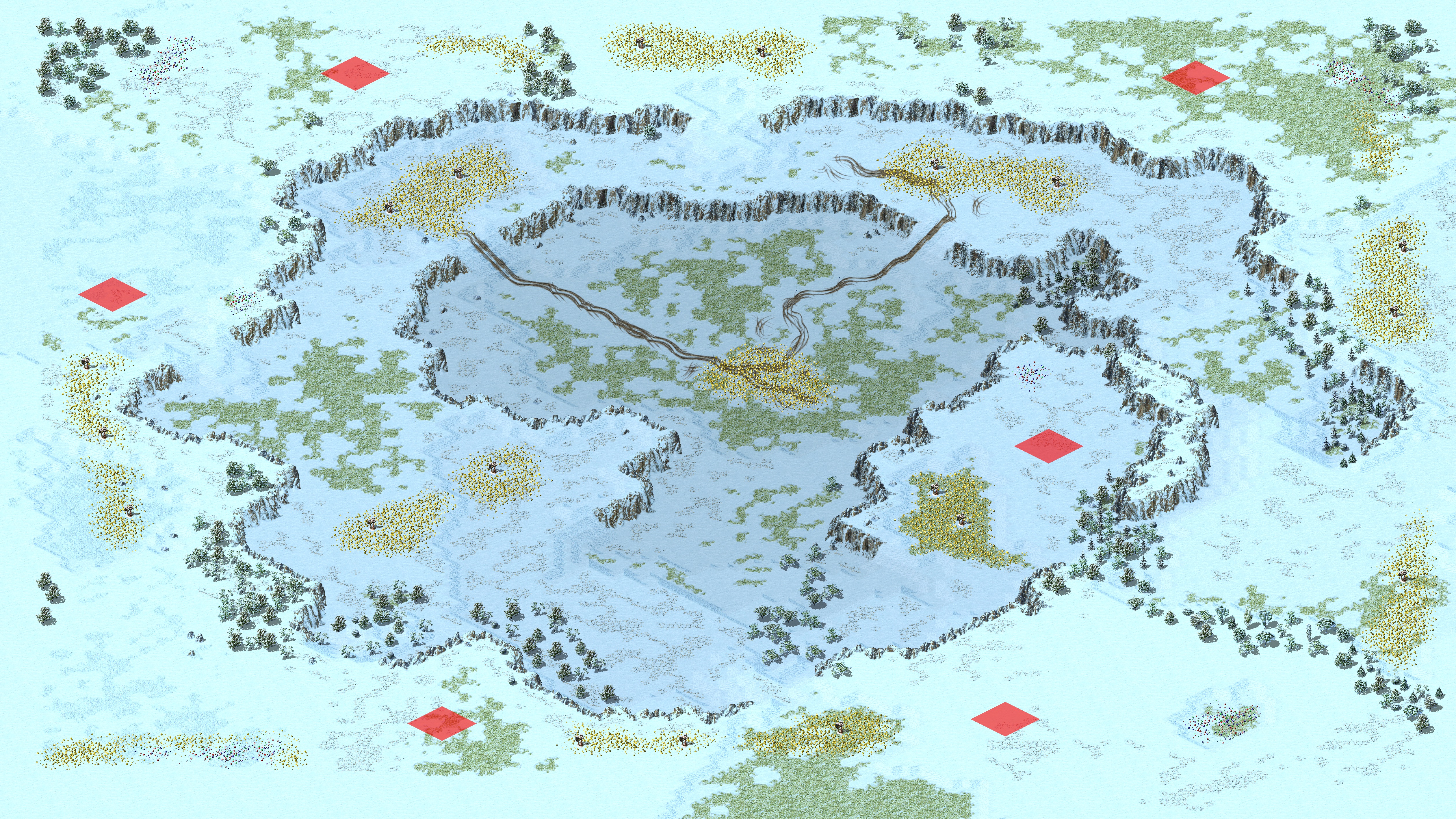Rendered map: Heck Freezes Over Golden