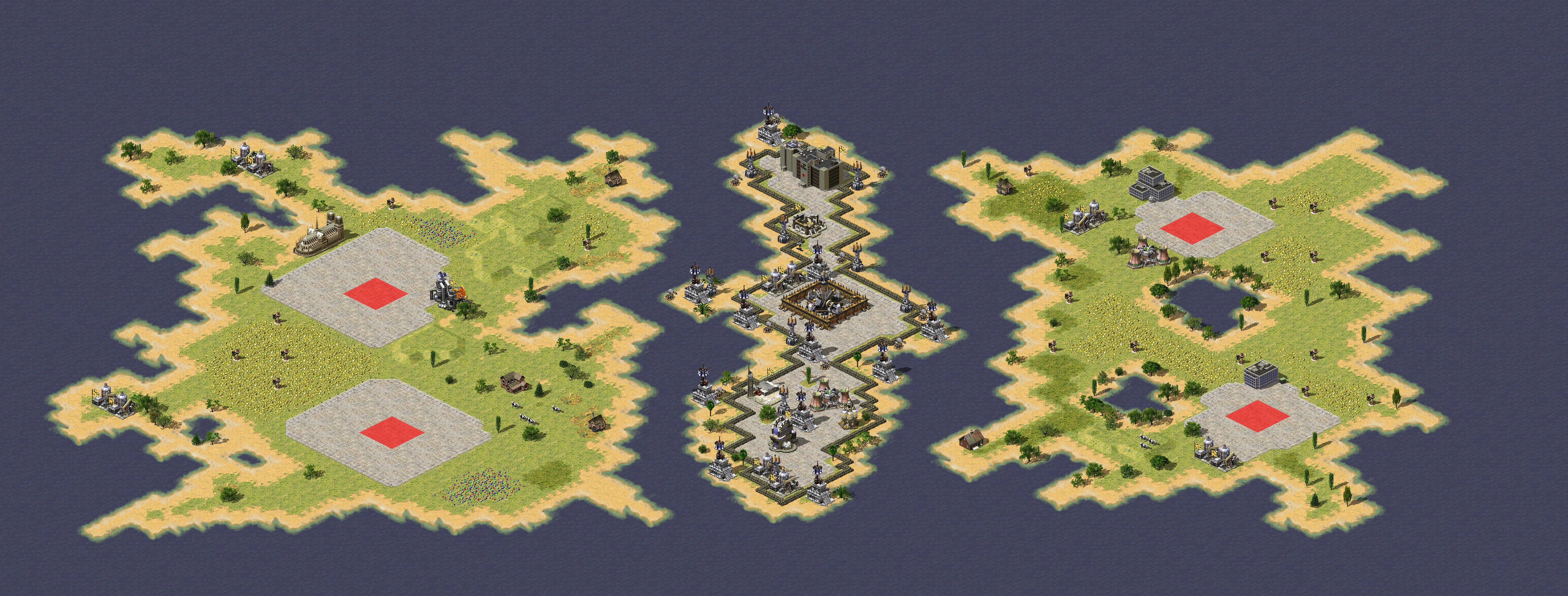 Rendered map: Twin Isels