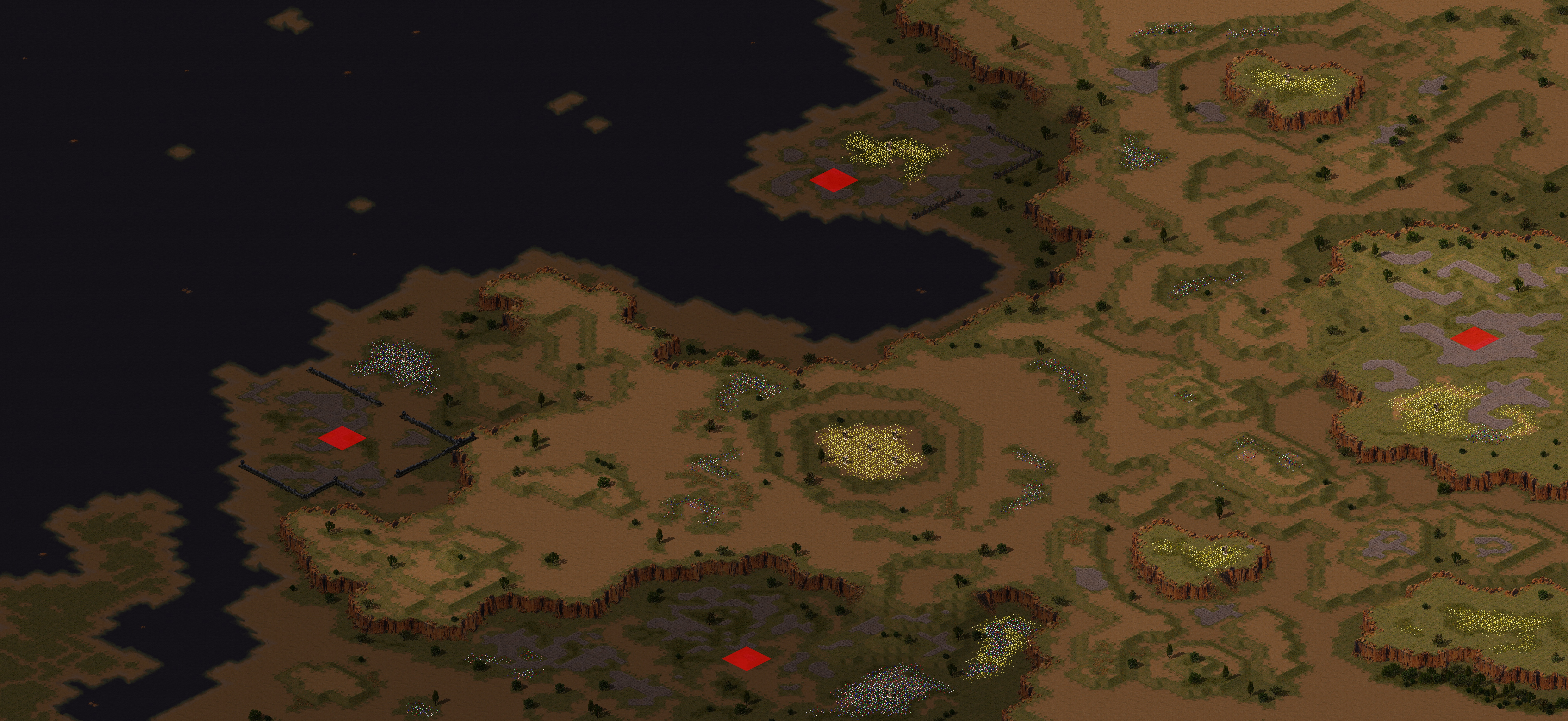 Rendered map: Sand Sea Hilltop Position