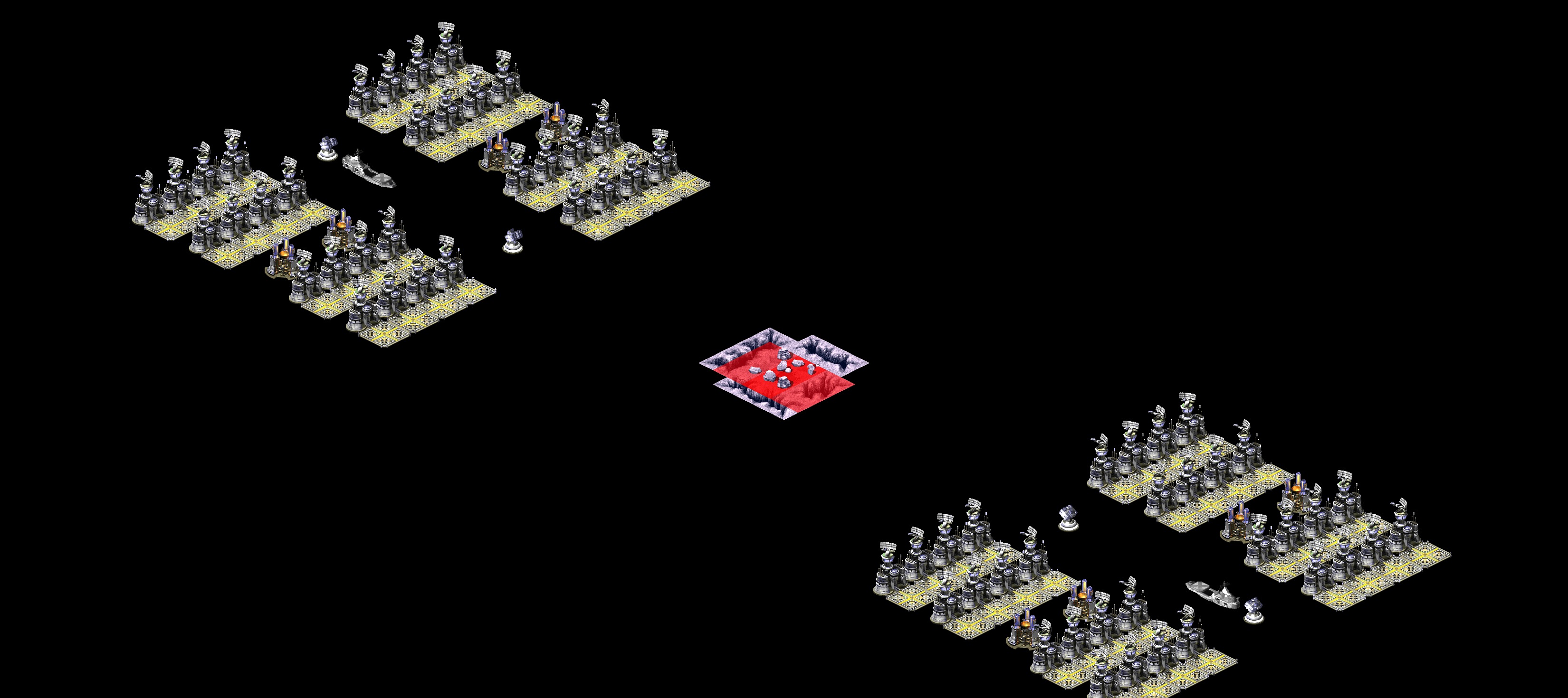 Rendered map: [RD] 星海母舰 APM操作大赛
