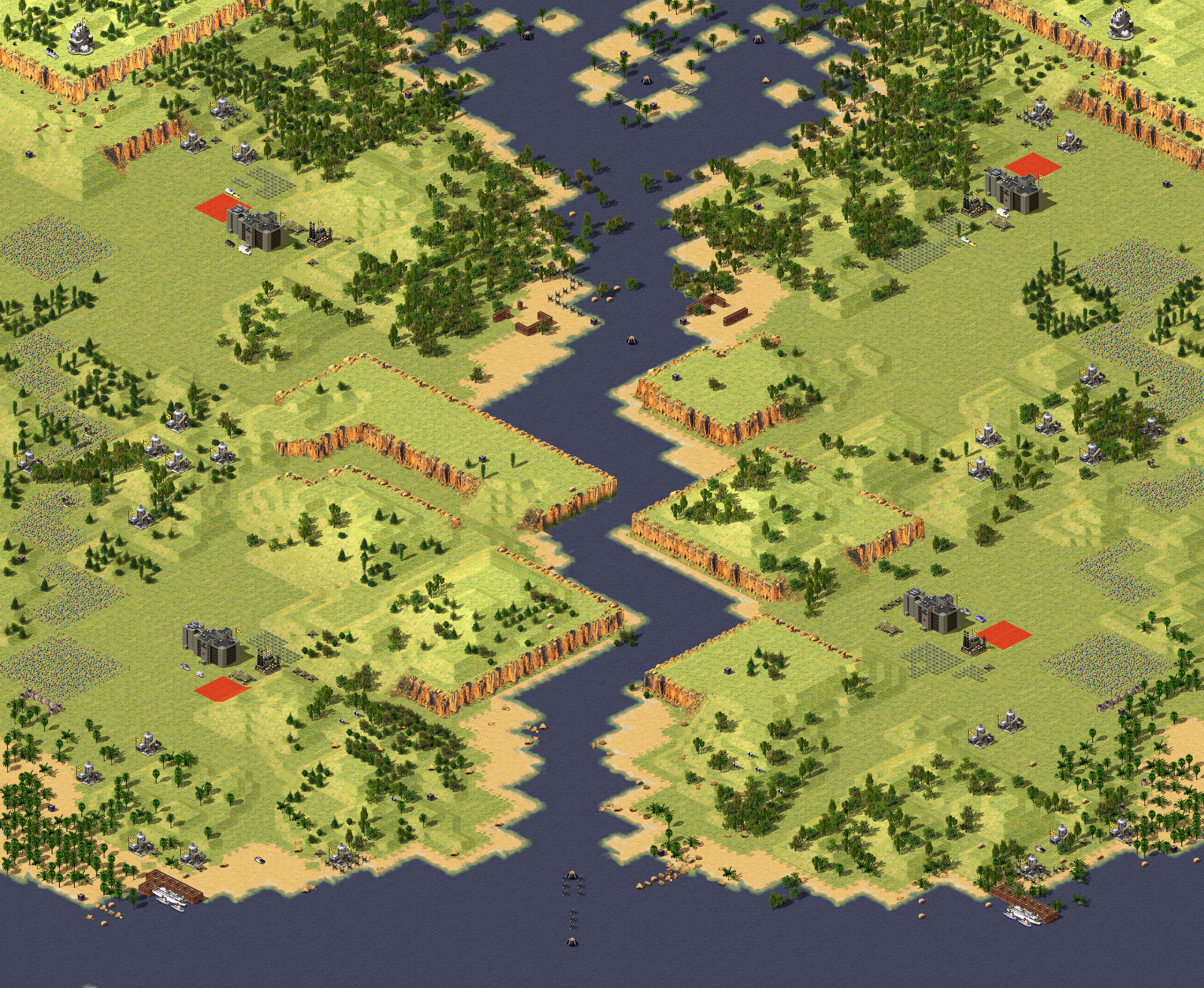 Rendered map: TERRA FIRMA REALISTICA    realistic terrain map